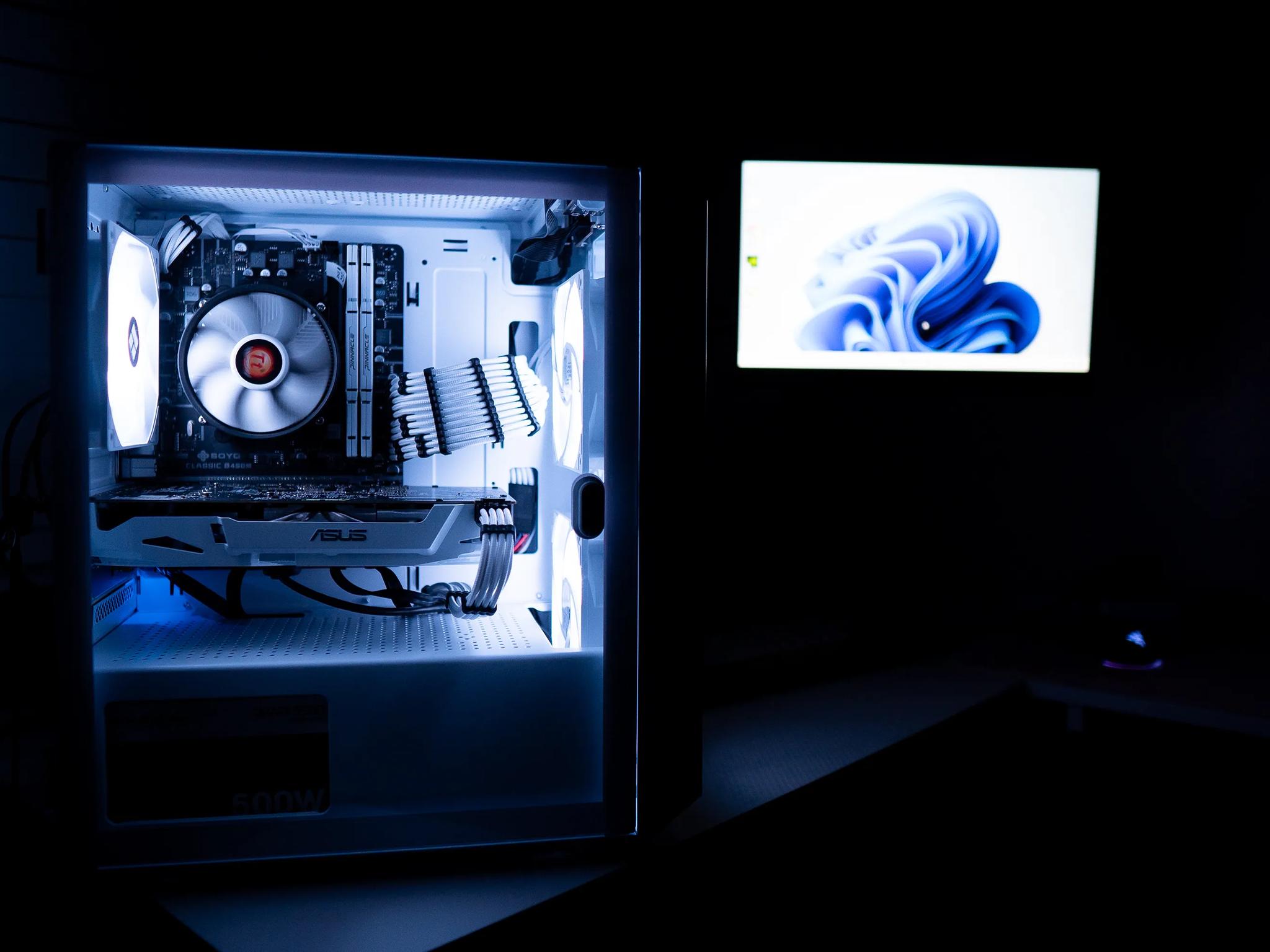 Budget Gaming Computer with AMD Ryzen 5, Nvidia GeForce GTX Graphics Card, 500GB SSD