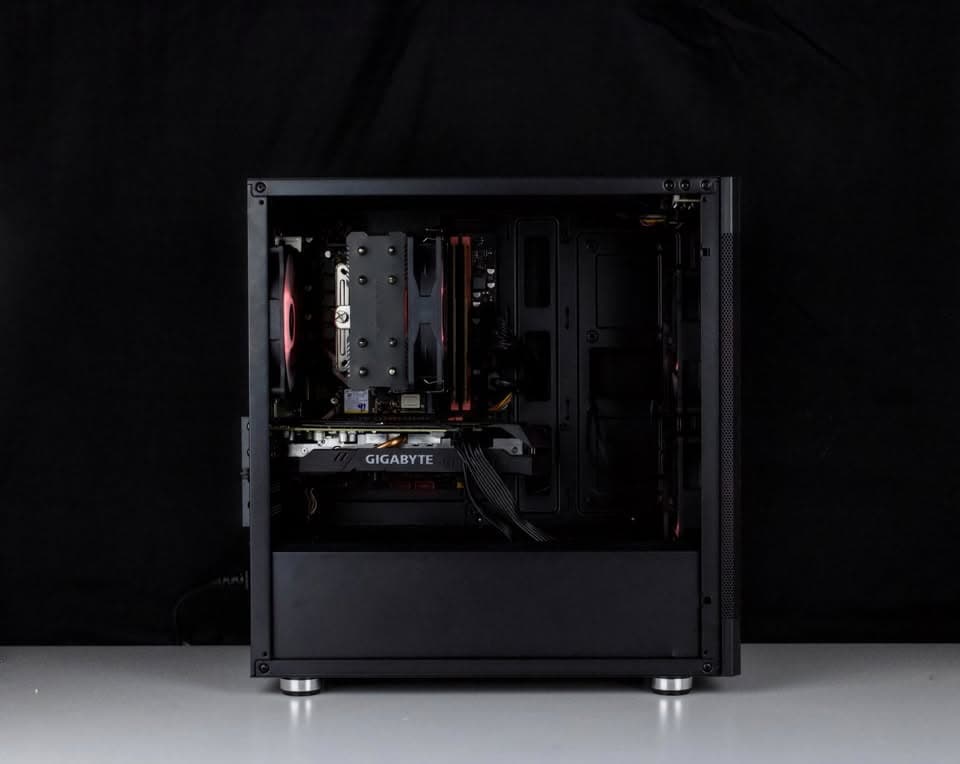 ⚫️🔴 Gaming PC – GTX 1660 TI, Ryzen 5 3500X, 16GB RAM, 512GB SSD - WiFi, BlueTooth 🔴⚫️