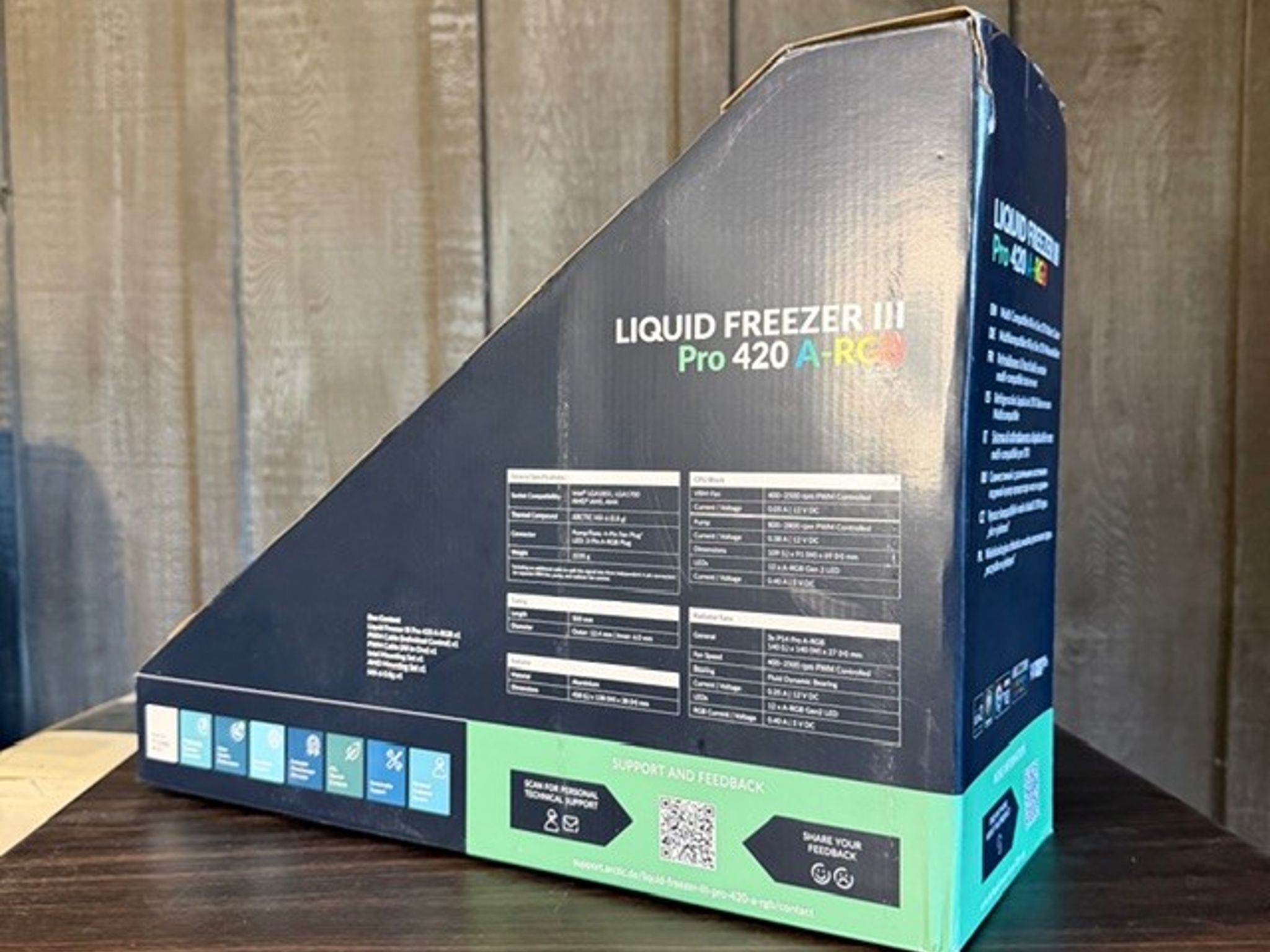 BNIB ARCTIC Liquid Freezer III Pro 420 A-RGB (Black) - AIO CPU Cooler