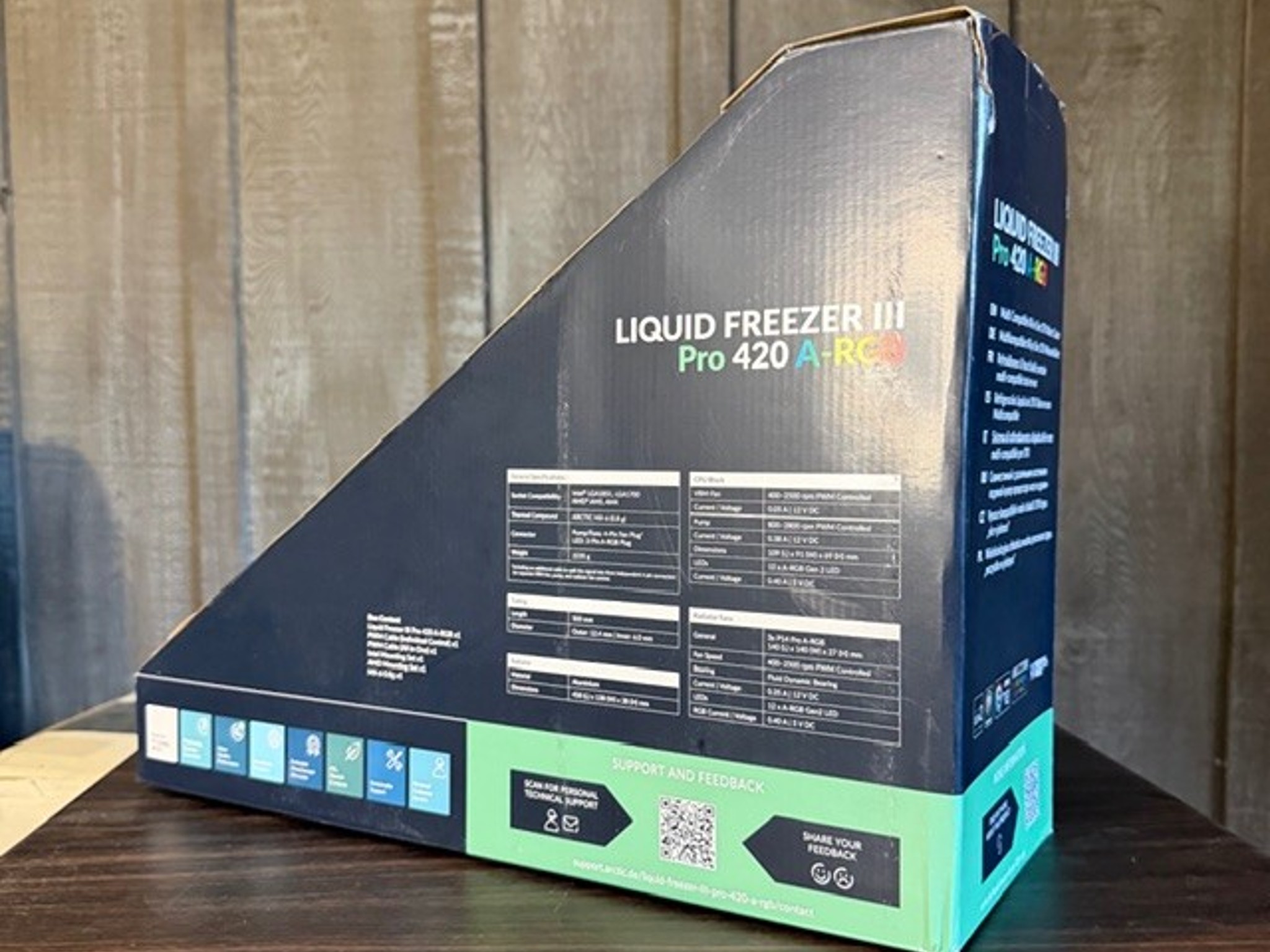 BNIB ARCTIC Liquid Freezer III Pro 420 A-RGB (Black) - AIO CPU Cooler