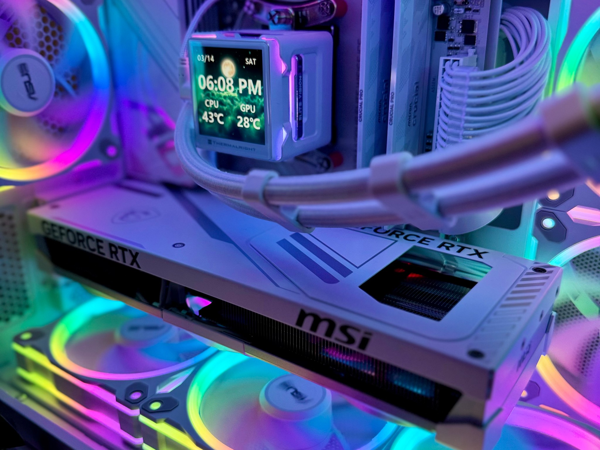 Shook PC Stay Frosty 💎 Ryzen 9850X3D | 5070 Ti OC 16GB | 32GB DDR5 6400MHz CL32 | 2TB SSD NVMe m.2