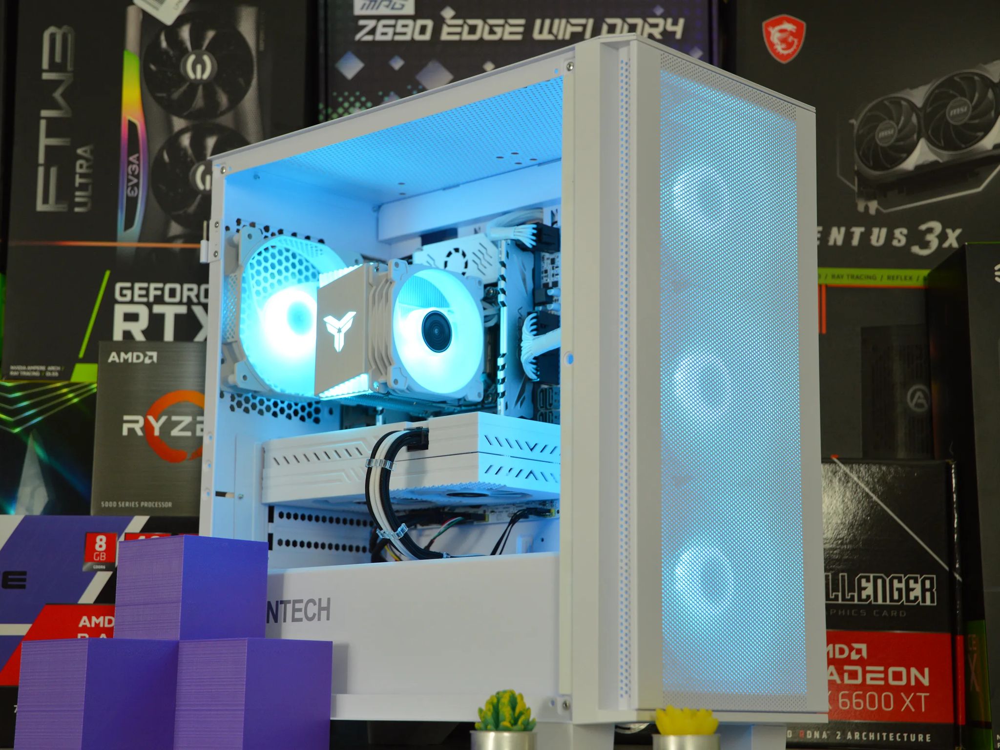 ⚪⚪| RX 580 8GB | INTEL XEON E5 2670 V3 | 16GB DDR4 RAM | 1TB NVME SSD | White-Out 2.0 |