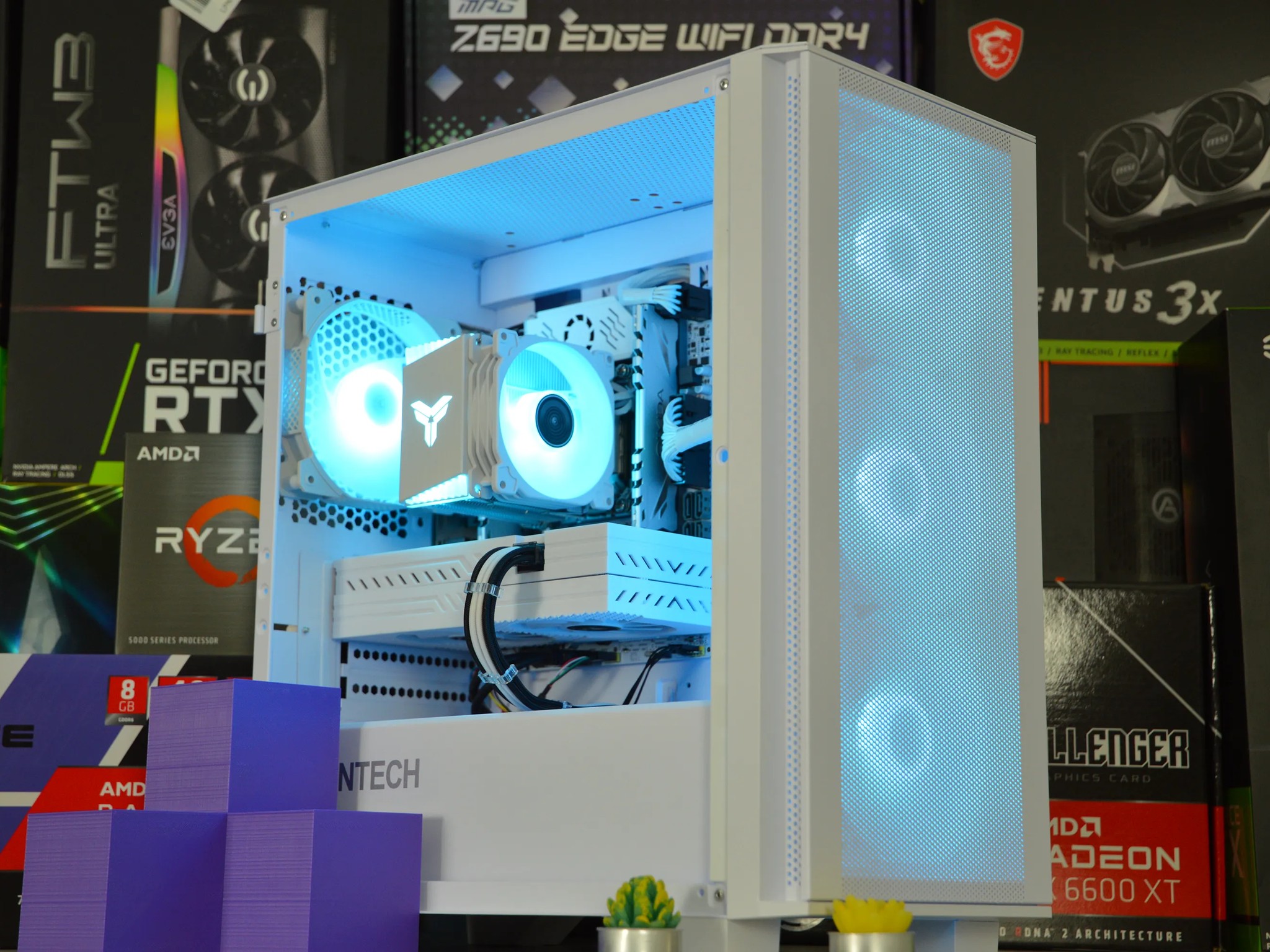 ⚪⚪| RX 580 8GB | INTEL XEON E5 2670 V3 | 16GB DDR4 RAM | 1TB NVME SSD | White-Out 2.0 |