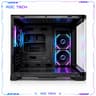 Black Tempered Glass ARGB Fish Tank MATX PC Case