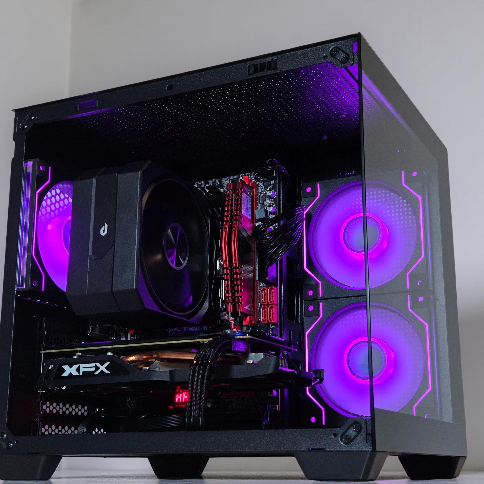 🎮🕹️👾🖥️Starter Gaming PC🕹️AMD RX 570 4GB🕹️Intel Xeon 2670 V3 12cores🕹️16GB DDR4 RAM🕹️500GB SSD