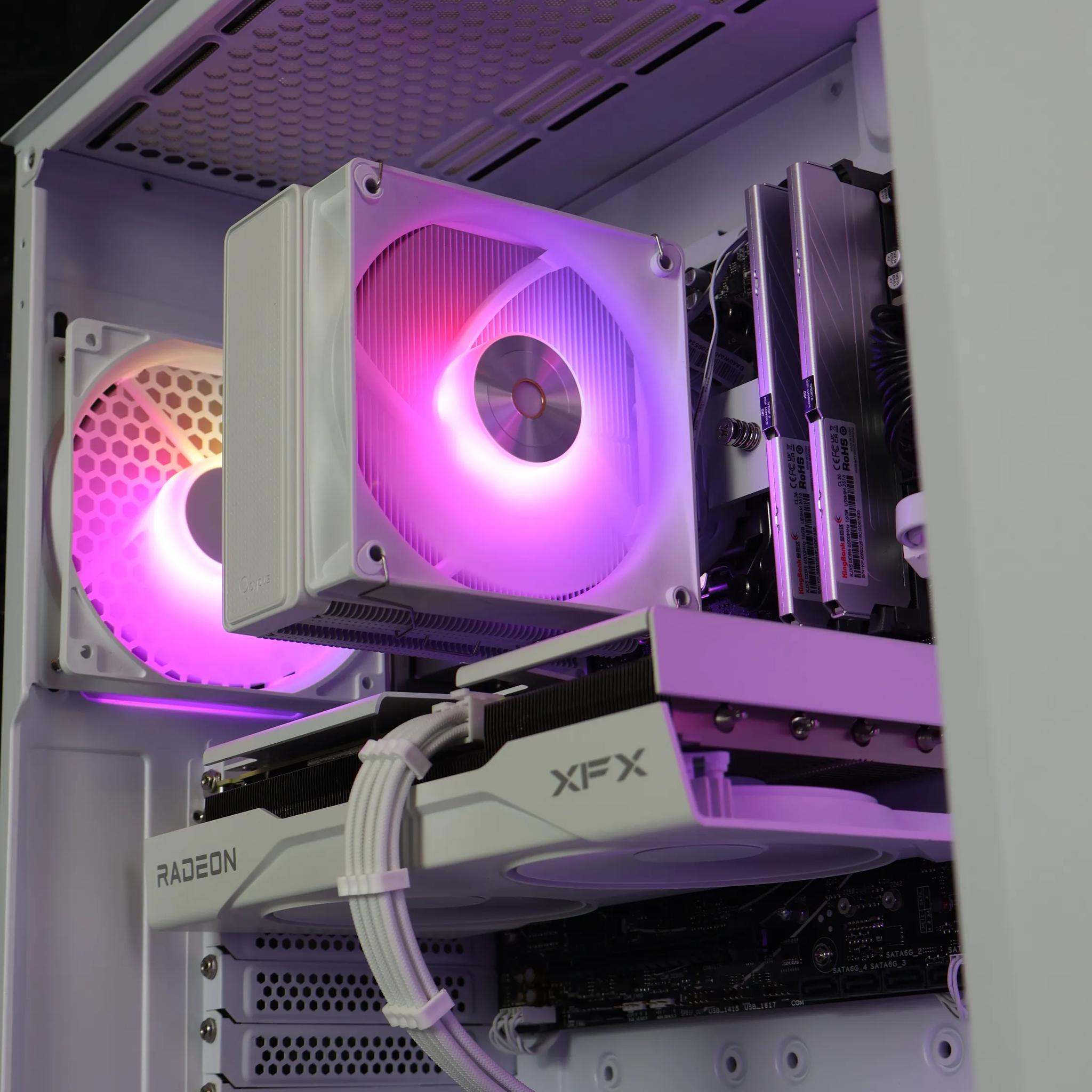 ⚪ Ryzen 5 9600X/RX 9060XT 8GB Gaming/Streaming PC ⚪