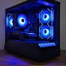 🟦"Bioluminescence"🟦 1080p Gaming PC | 5700 XT - Ryzen 5 3600 - 16GB RAM - 1TB NVME | WiFi & Win 11