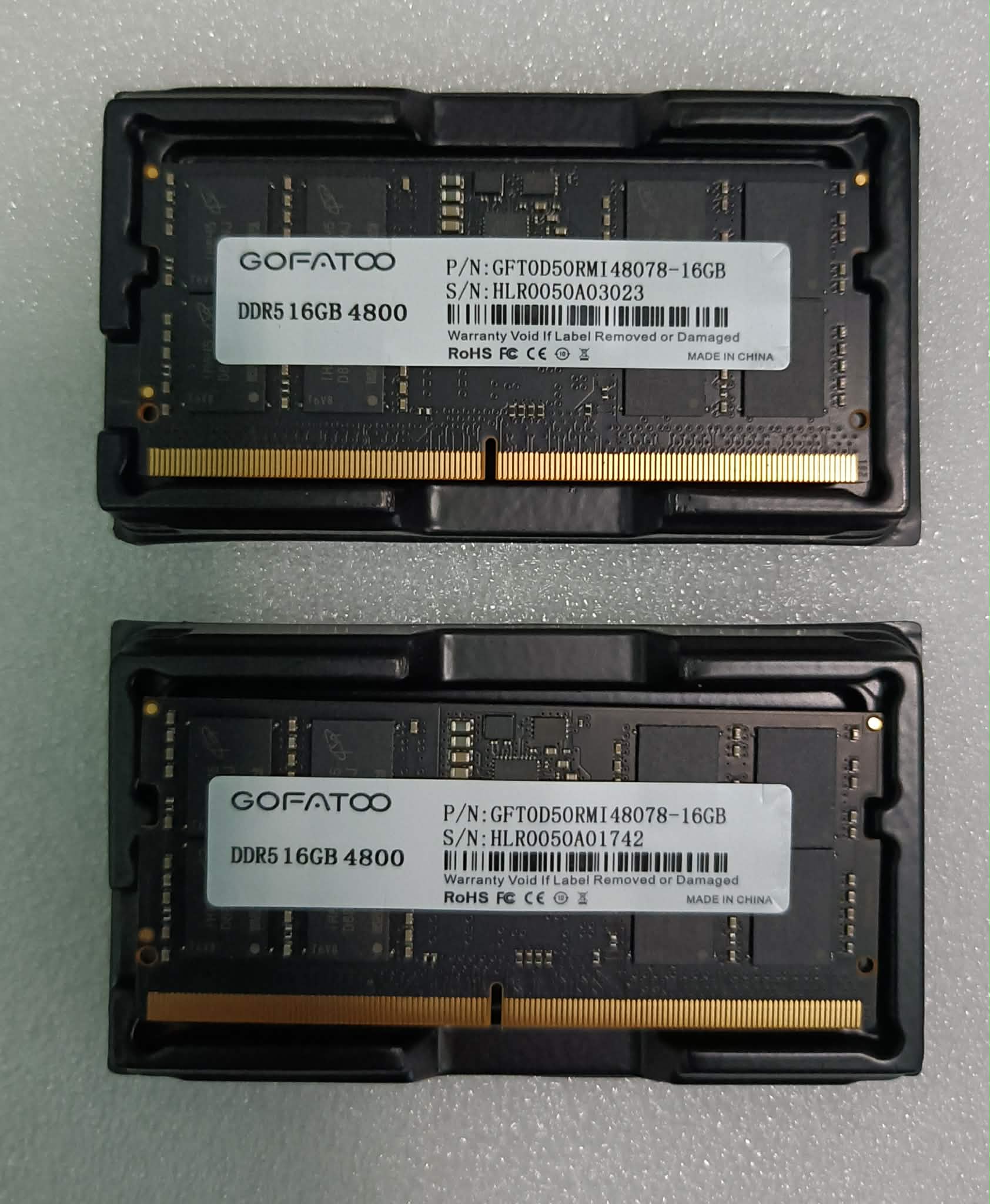 DDR5 32GB KIT (2x16GB) 4800mhz Sodimm Laptop RAM Memory GOFATOO