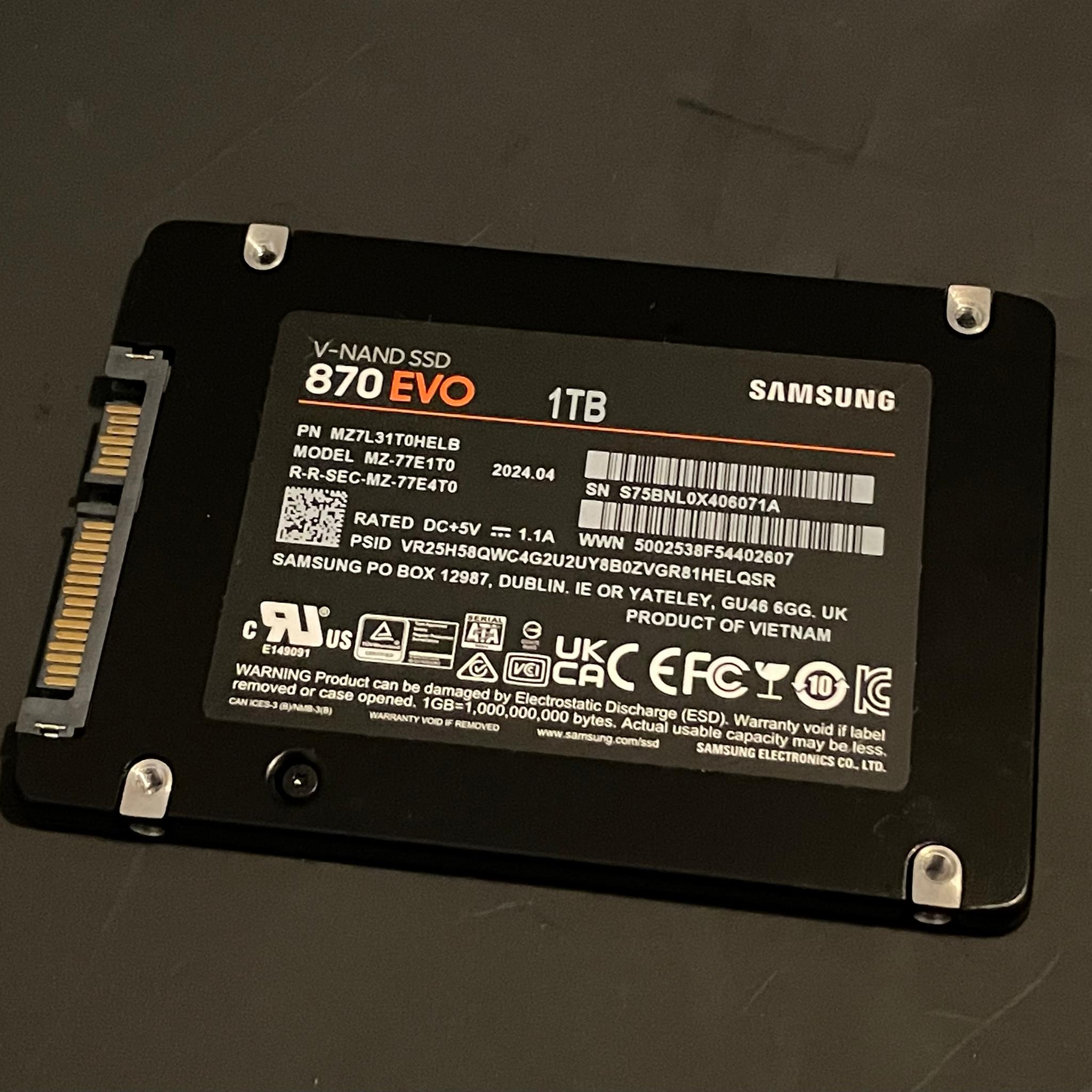 Samsung 870 EVO 1TB SATA SSD | Free Shipping