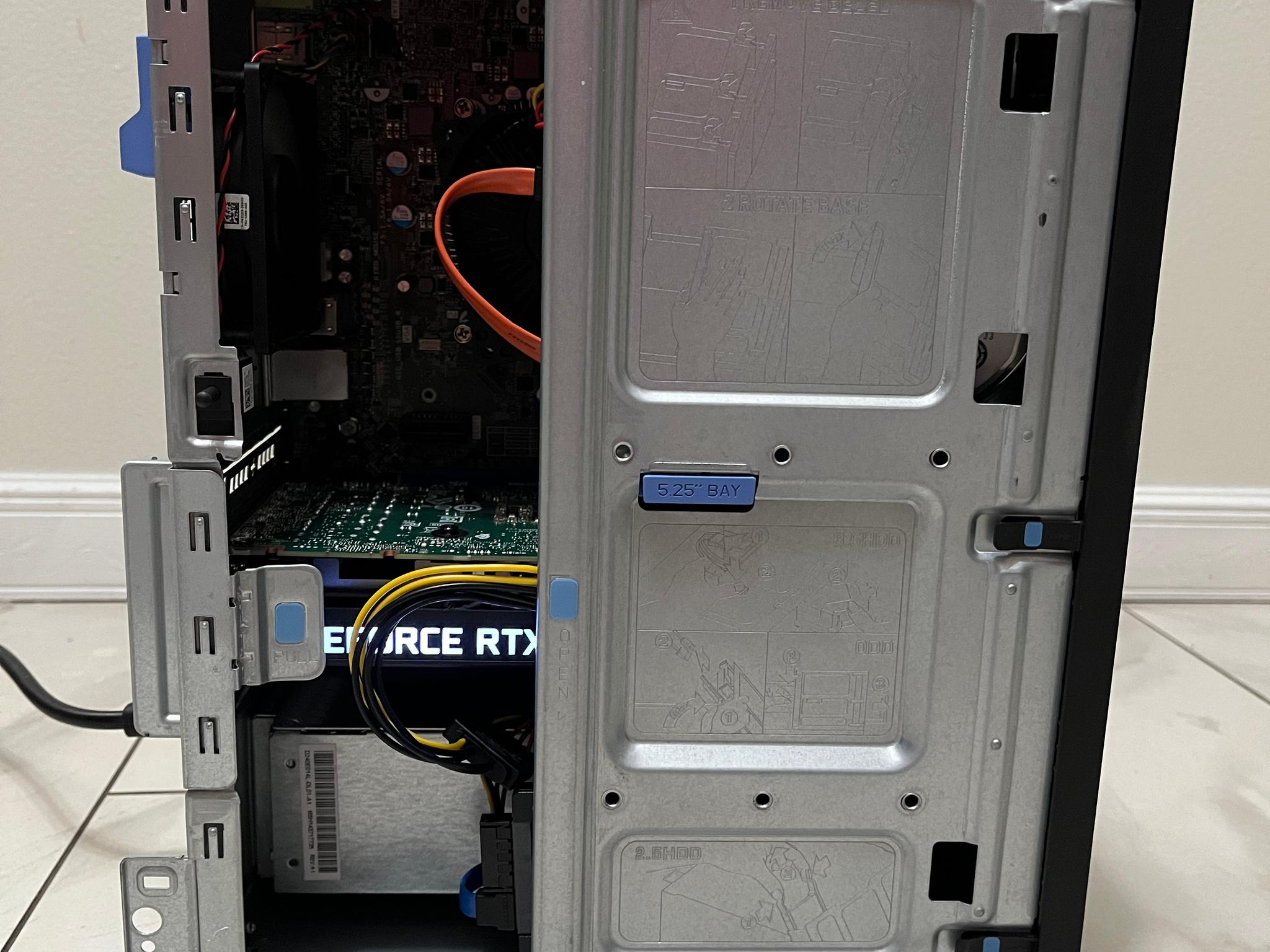 NVIDIA RTX 3050, Intel i7-7700, 16GB RAM, 750GB Storage - Dell Gaming PC w/Wi-Fi, BT