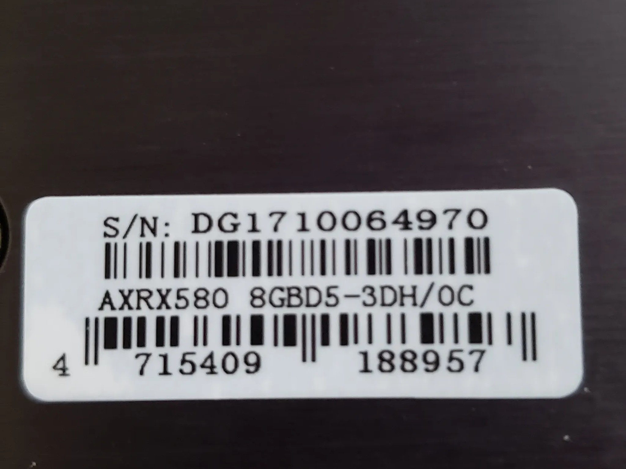 Powercolor Red Devil RX 580 8gb