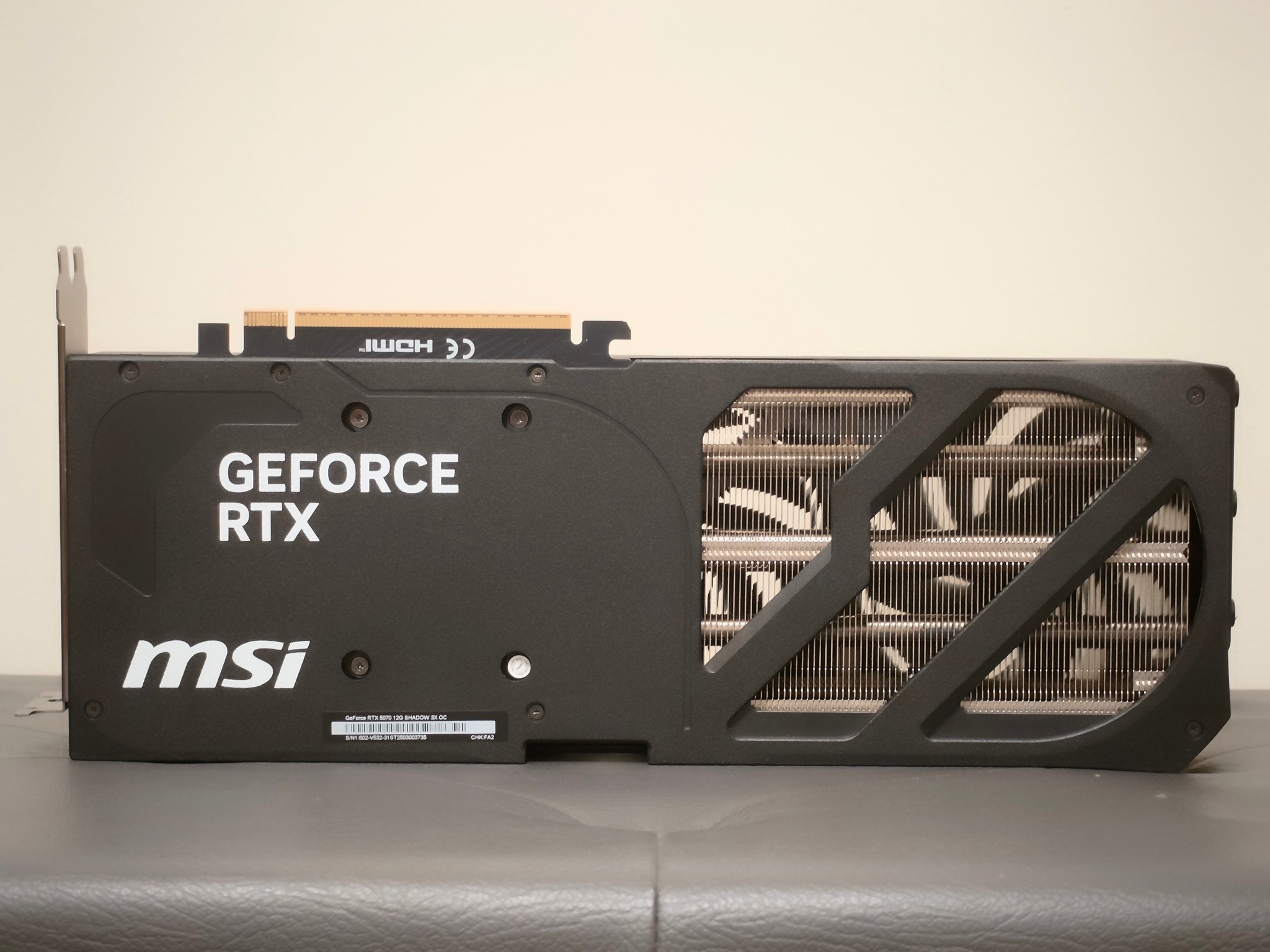 MSI GeForce RTX 5070 12G SHADOW 3X OC