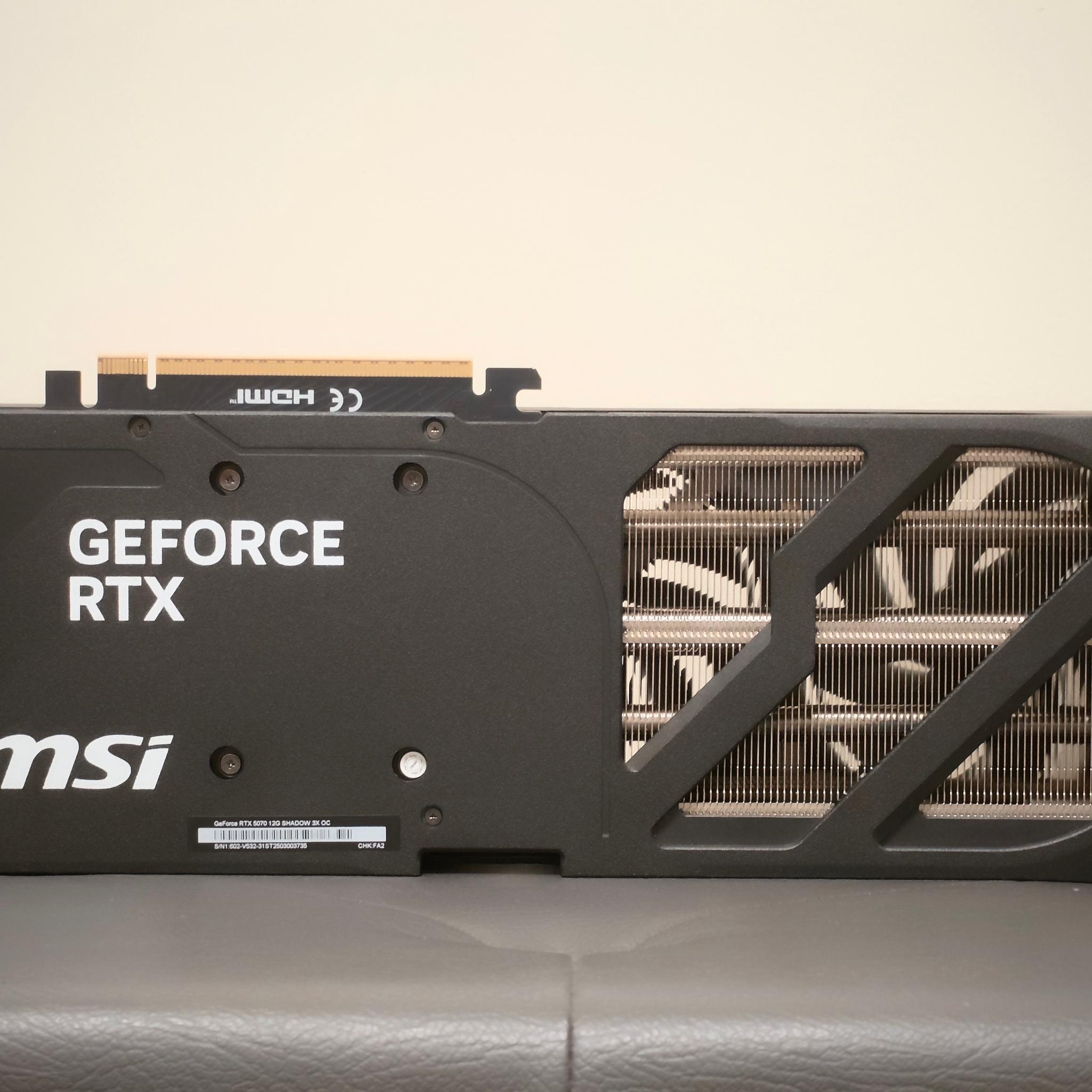 MSI GeForce RTX 5070 12G SHADOW 3X OC