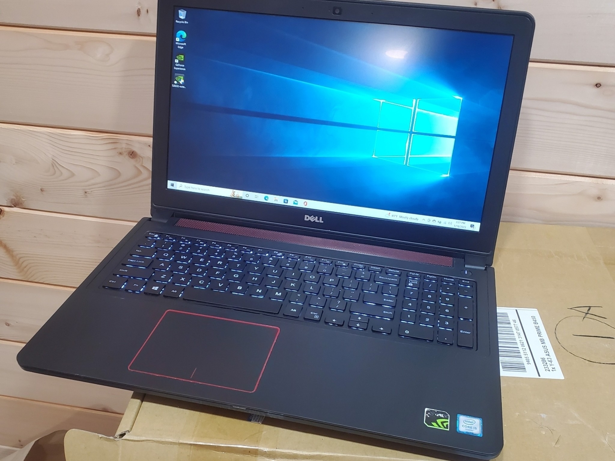 Dell Gaming Laptop: GTX 960M 4GB + i5 6300 + 8GB RAM + 256GB SSD + Refurbished (Red and Black)