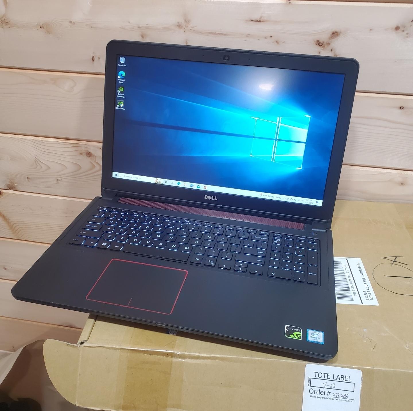 Dell Gaming Laptop: GTX 960M 4GB + i5 6300 + 8GB RAM + 256GB SSD + Refurbished (Red and Black)