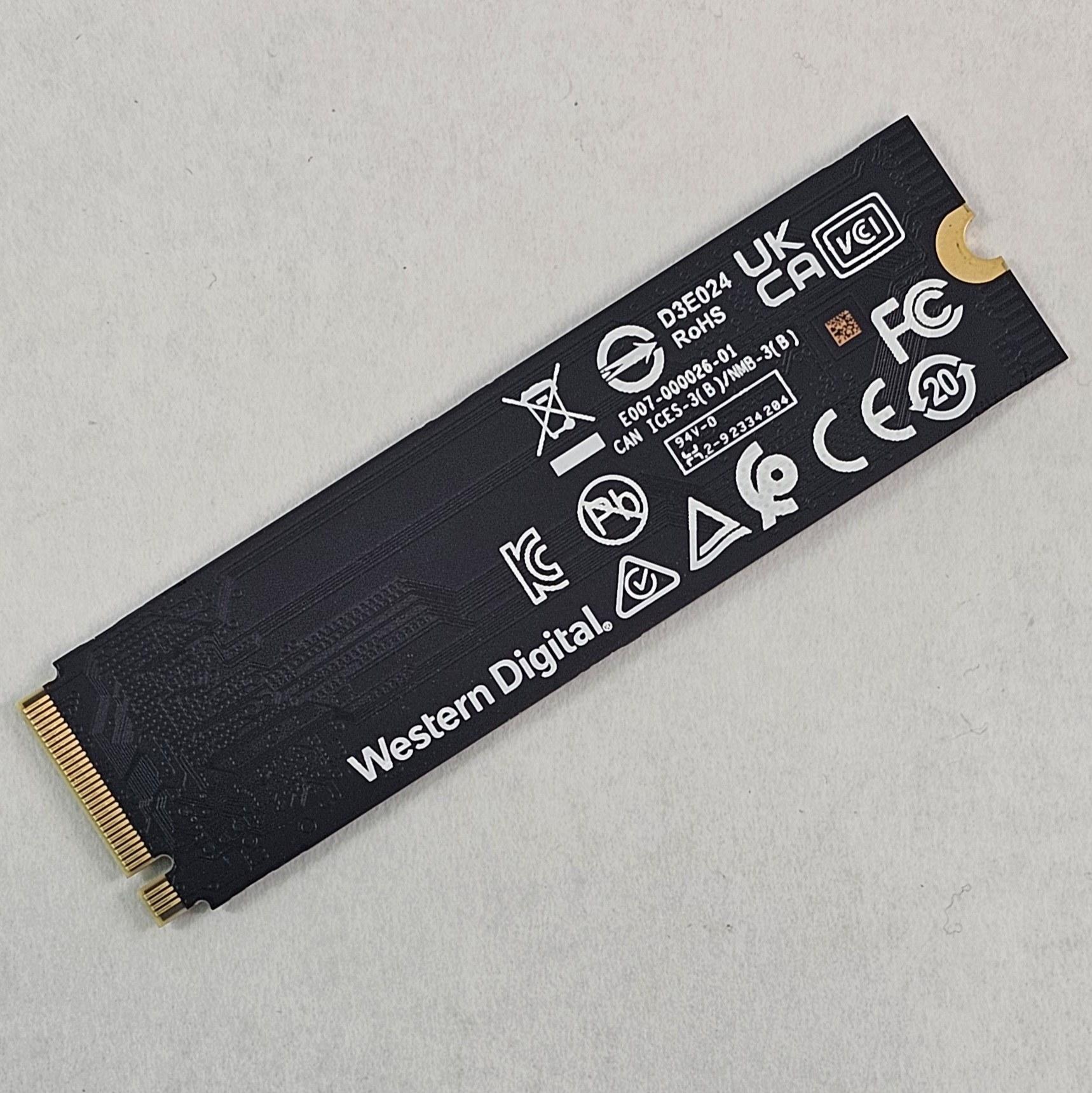 2TB NVMe M.2 SSD WD Blue SN580 Gen4