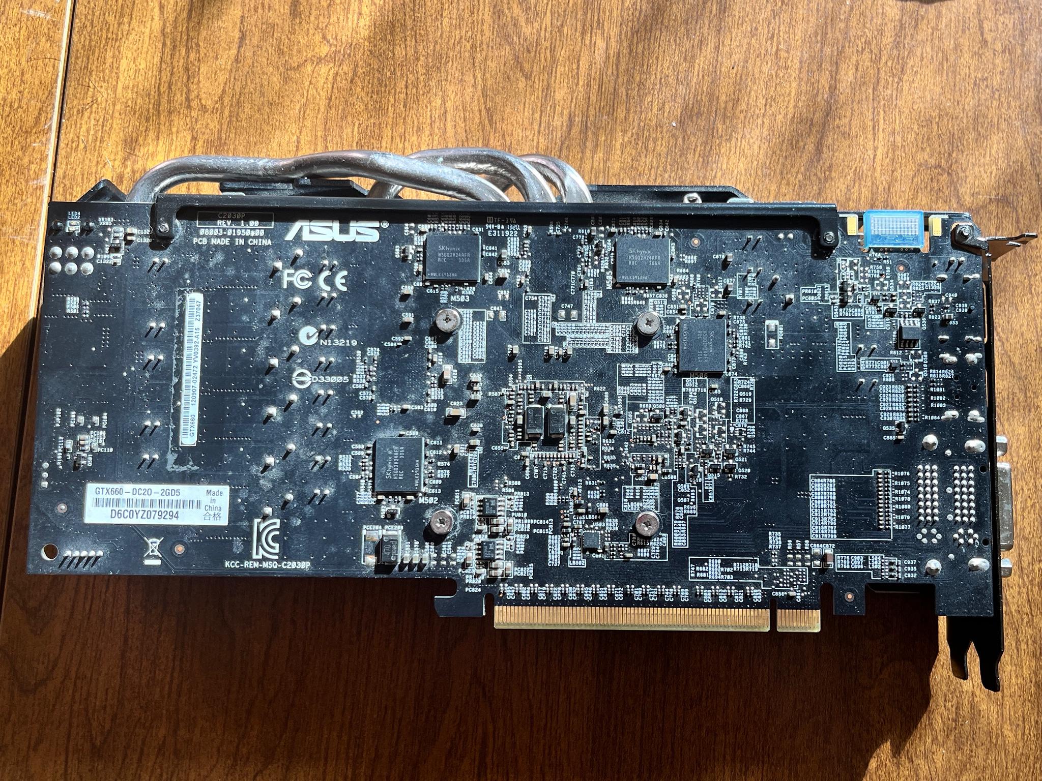 ASUS Geforce GTX 660 2GB Graphics Video Card