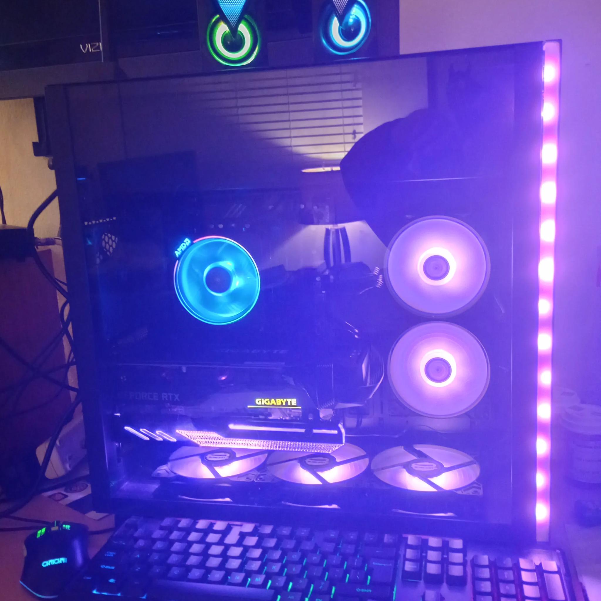 Ryzen 5 7500F, RTX 3060TI w/8gb VRAM, 16gb DDR5 RAM, 1TB SSD, 650 Watt PSU