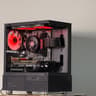 FREE SHIP 🖤🌈 Black RGB Gaming PC | RTX 2070 Super | Ryzen 5 5500 | 500 GB NVME | 16 GB DDR4 🌈🖤