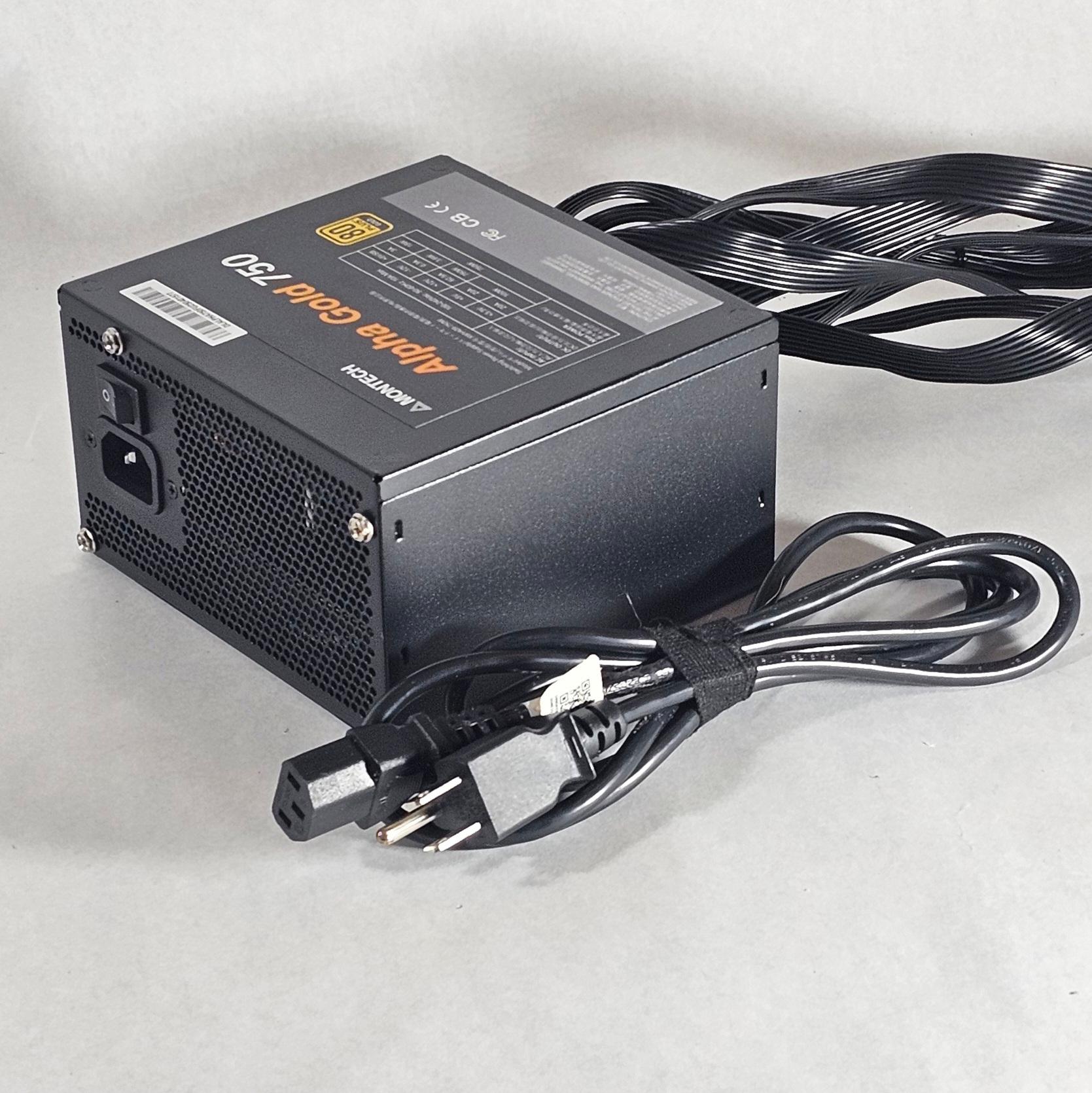 750 Watt PSU Montech Alpha Gold 750W Power Supply