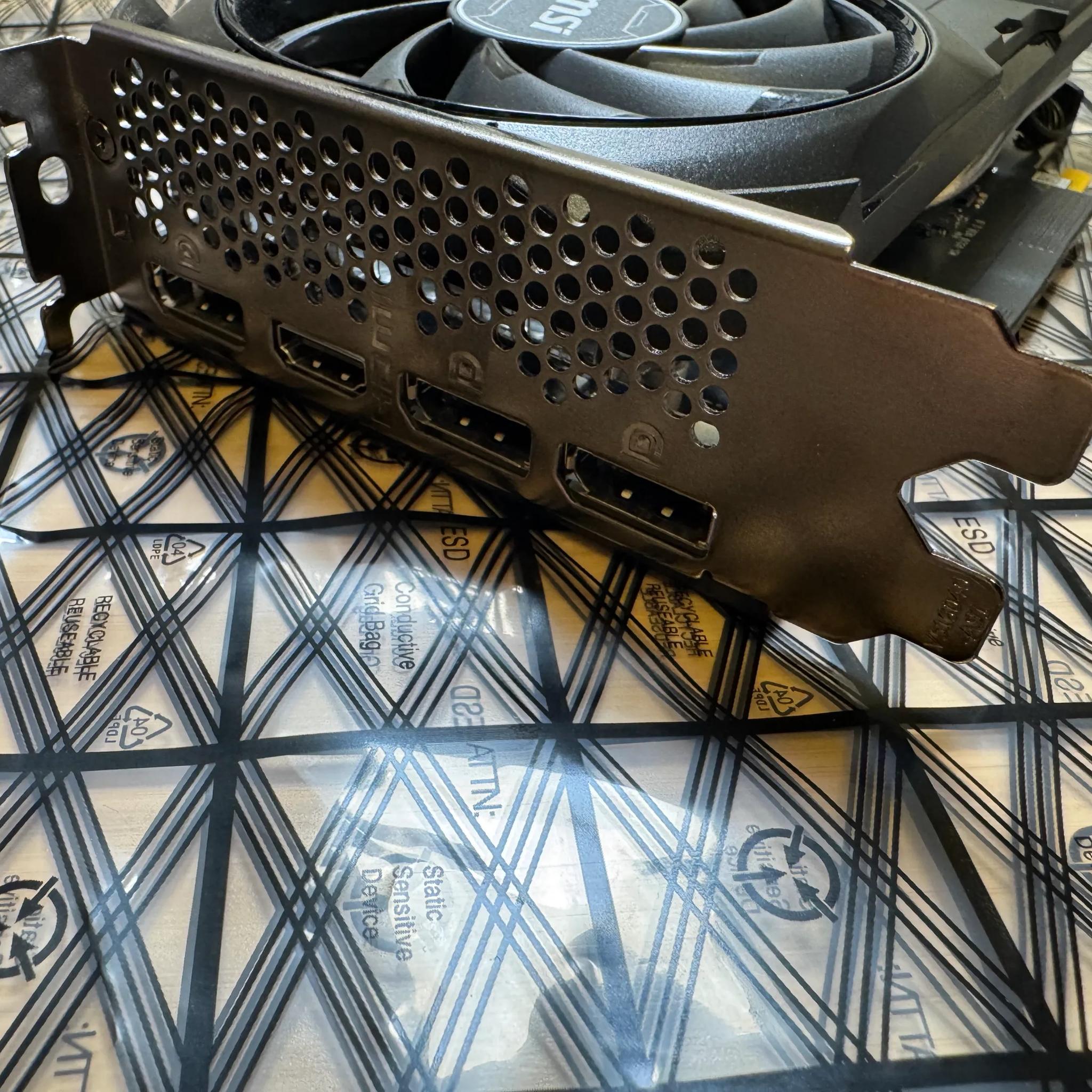 MSI GeForce RTX 4060 VENTUS 2X BLACK 8G GDDR6 OC