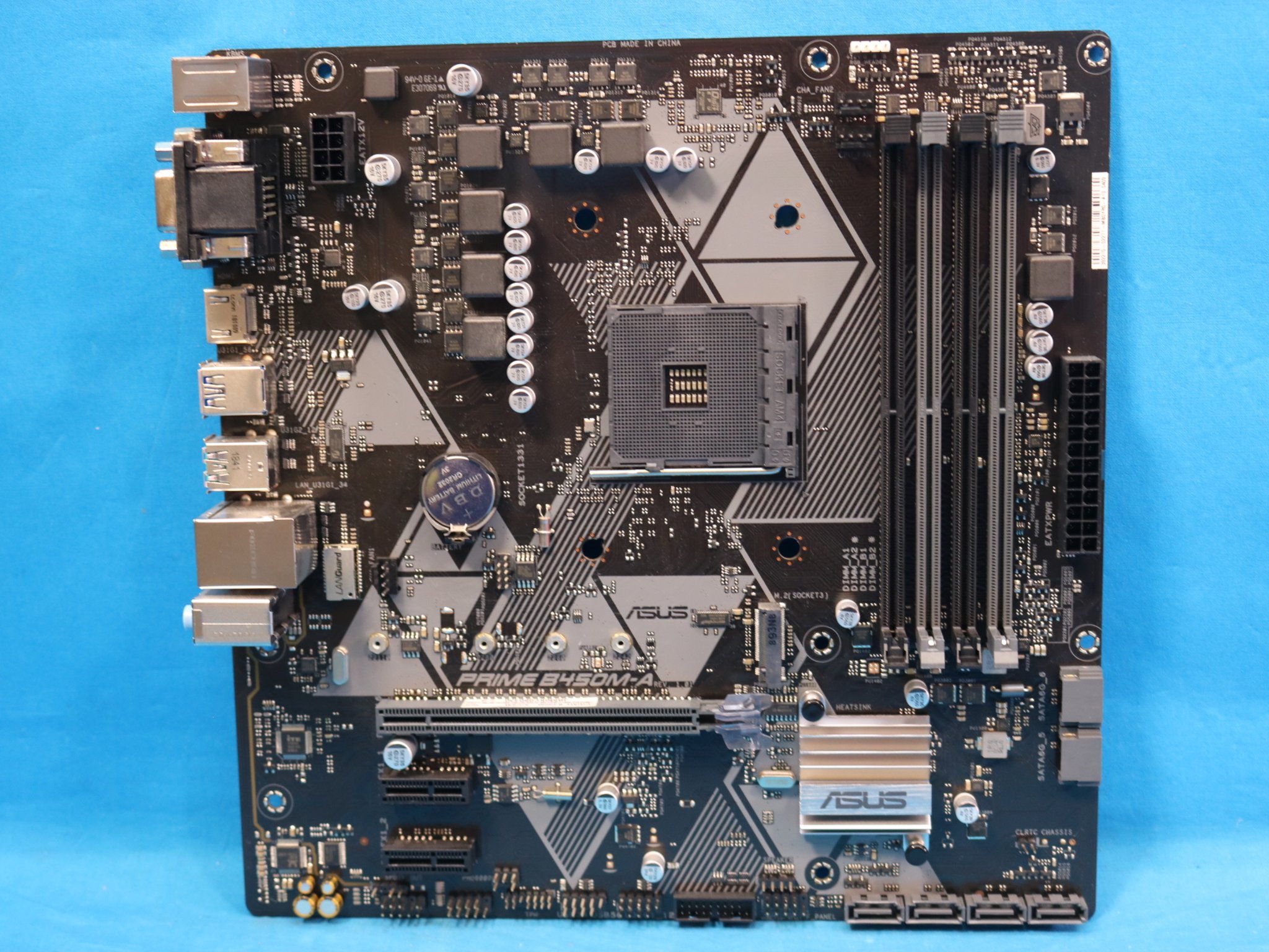 *Newest BIOS* ASUS Prime B450M-A AMD Socket AM4 DDR4 MicroATX Motherboard No I/O - 4096334505