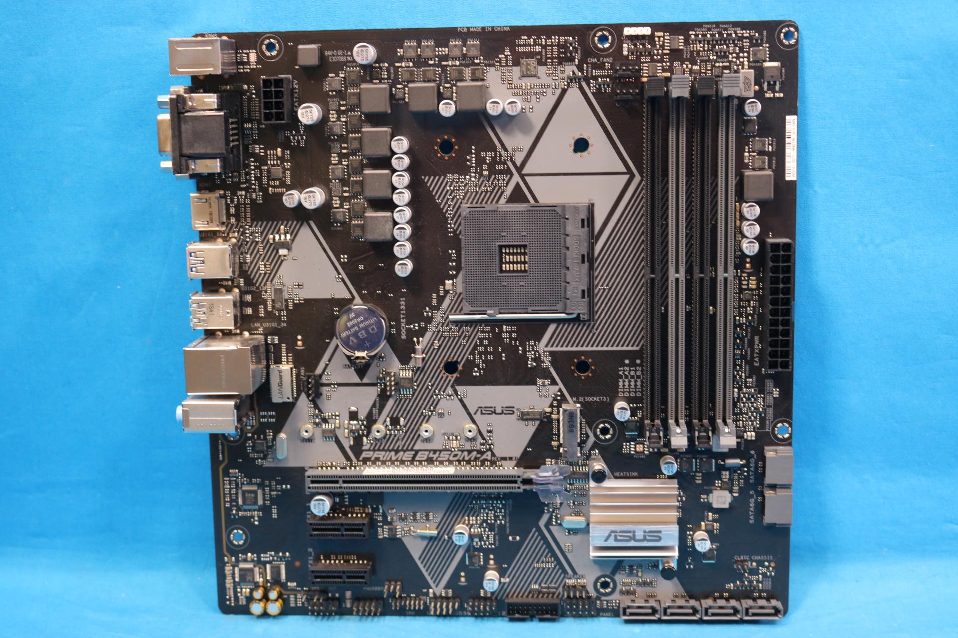 *Newest BIOS* ASUS Prime B450M-A AMD Socket AM4 DDR4 MicroATX Motherboard No I/O - 4096334505