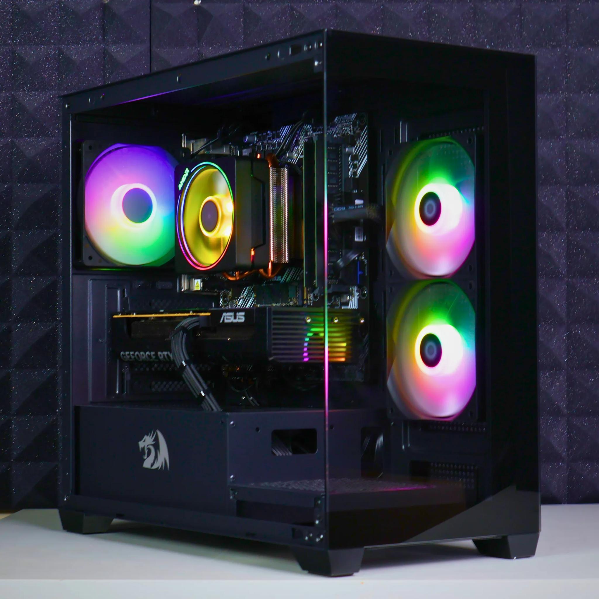 ⚫ Ryzen 5 5500/RTX 5060 8 GB Gaming/Streaming PC ⚫