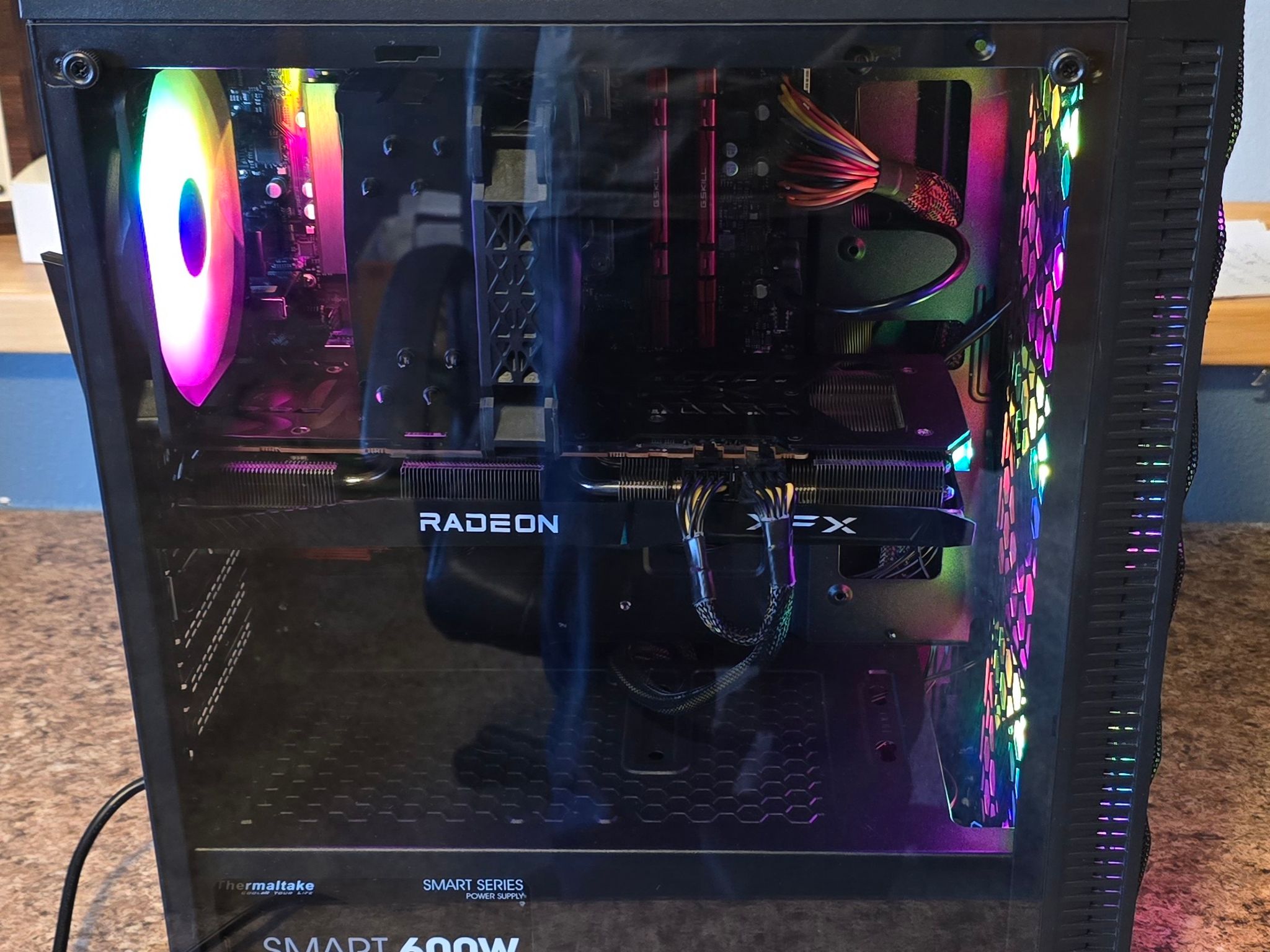 i3-13100 + rx 6700 entry pc build