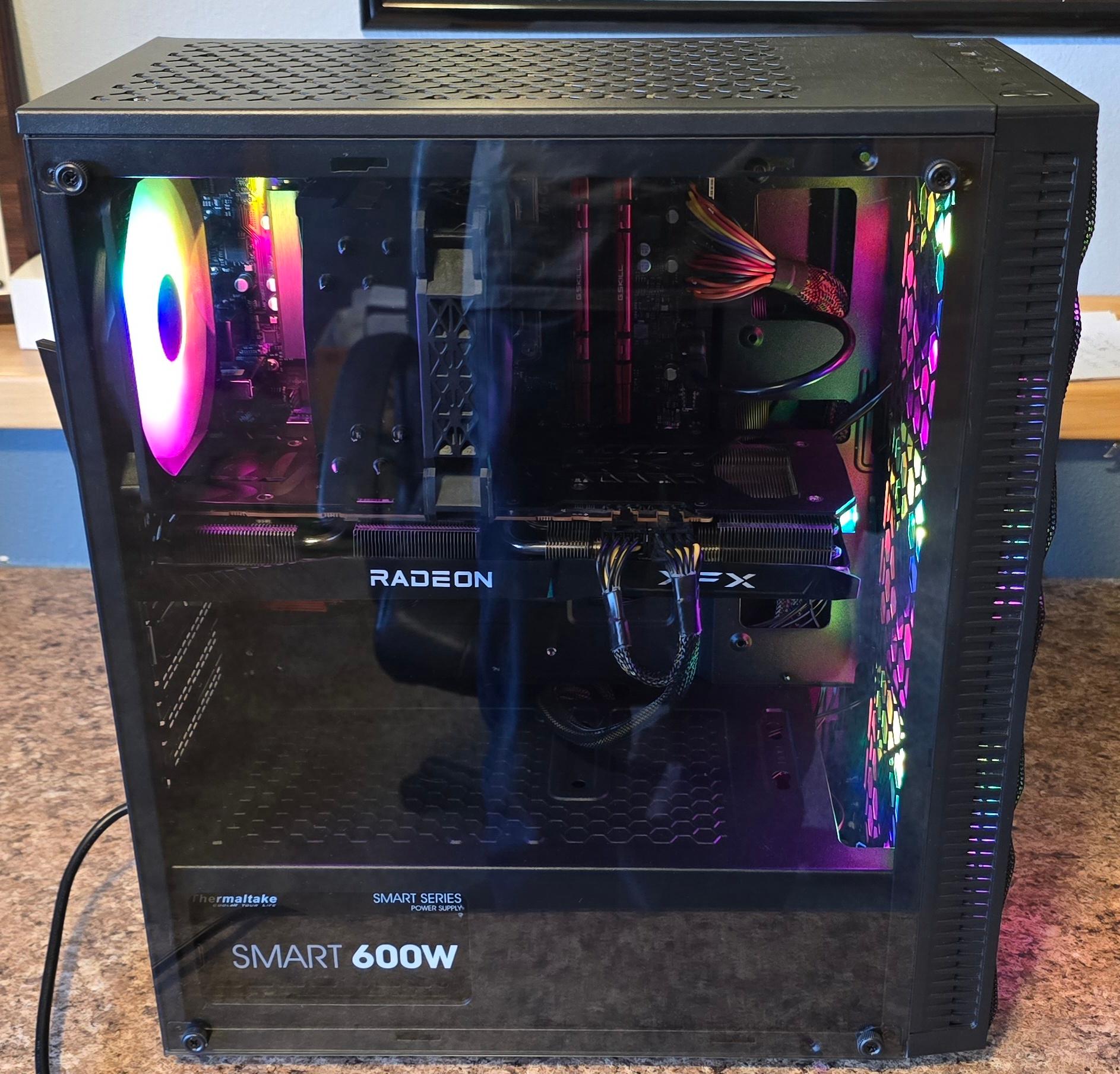 i3-13100 + rx 6700 entry pc build