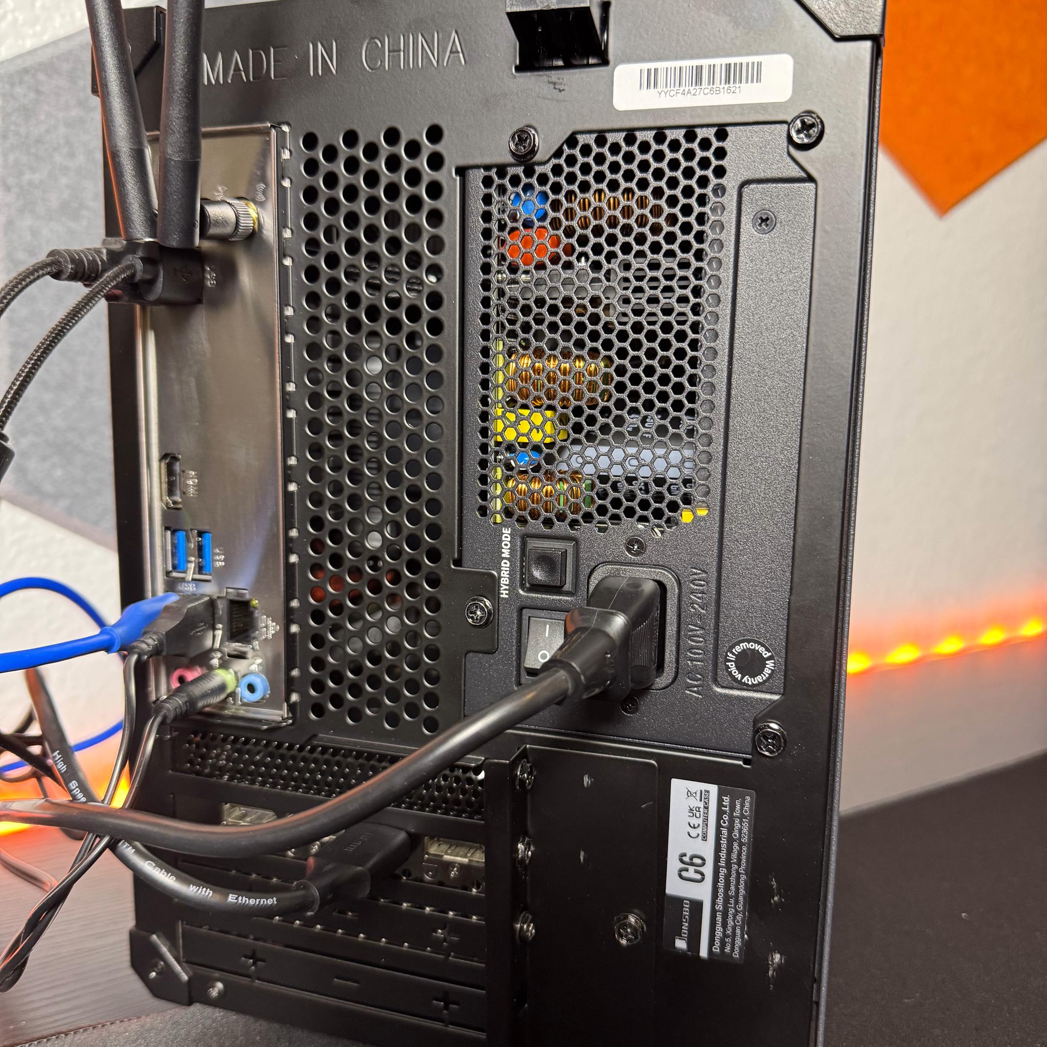 🔥 COMPACT POWERHOUSE  🔥 Ryzen 5 5500/ RX 6600 Console style Gaming PC!