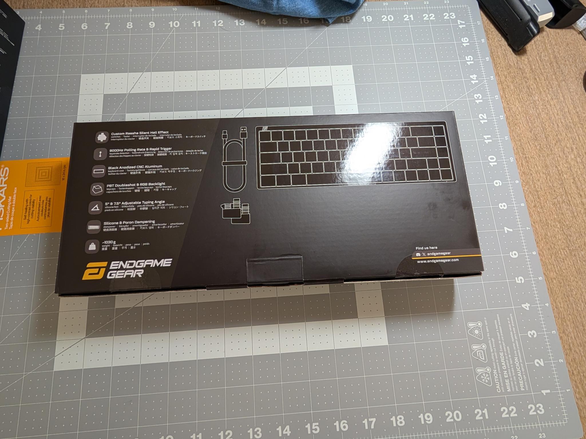 [OPEN BOX] Endgame Gear KB65HE 8k - Hall Effect - Creamy Switches