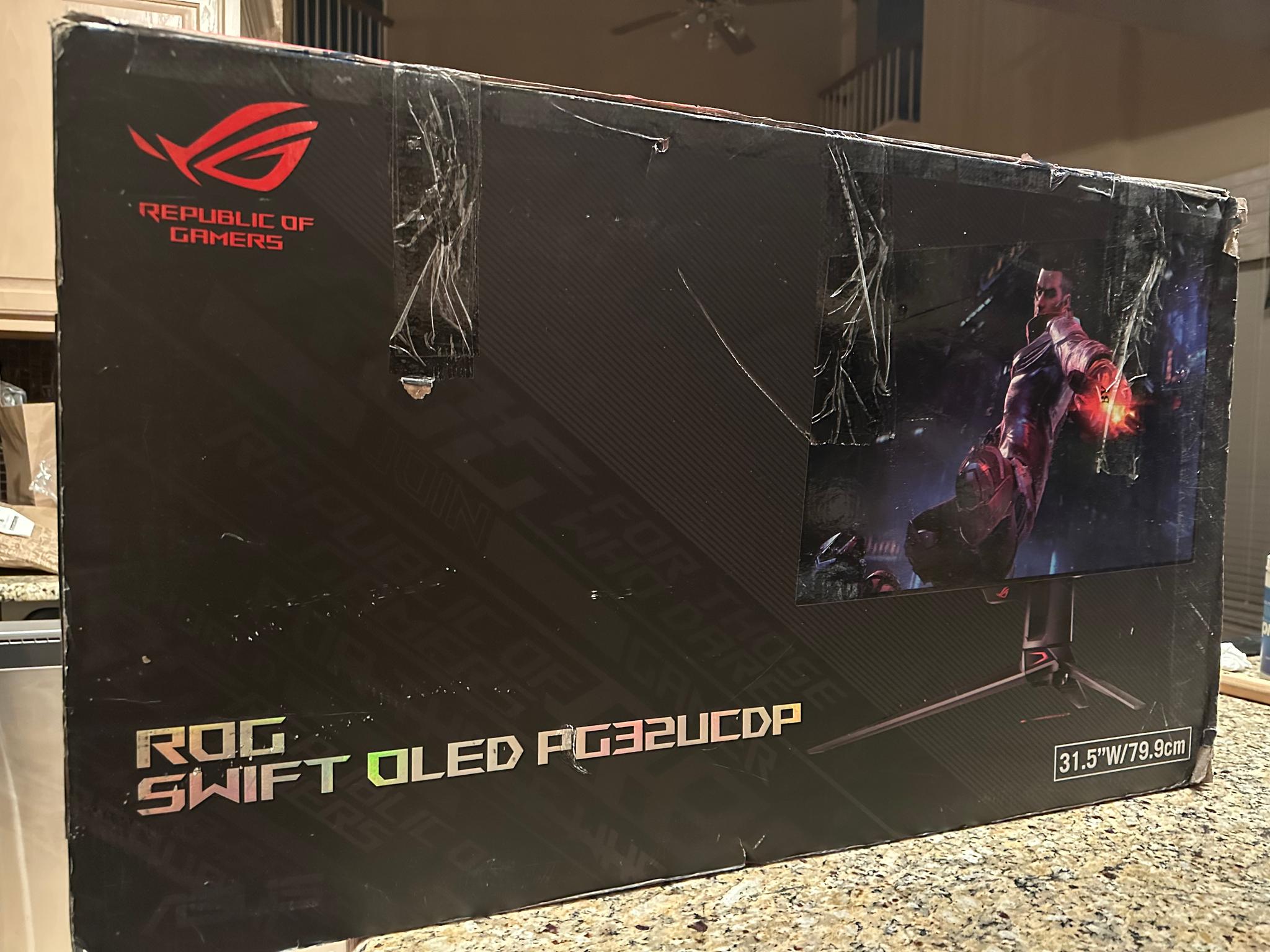 New ASUS ROG Swift 32" OLED Dual Mode (4K 240Hz, FHD 480Hz) 0.03ms Gaming Monitor