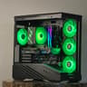 FREE SHIP 🖤🌈 Black RGB Gaming PC | RX 9060 XT 16 GB | AMD Ryzen 7 5700X | 1 TB NVME | 32 GB DDR4
