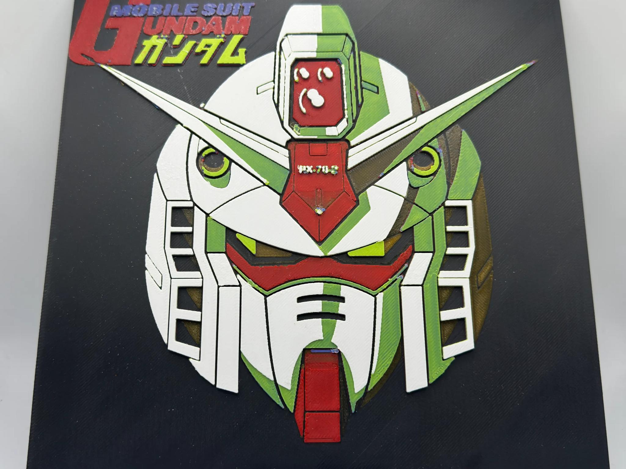 🎨 Anime Art - Gundam RX-78-2 - Large Collectable Magnet