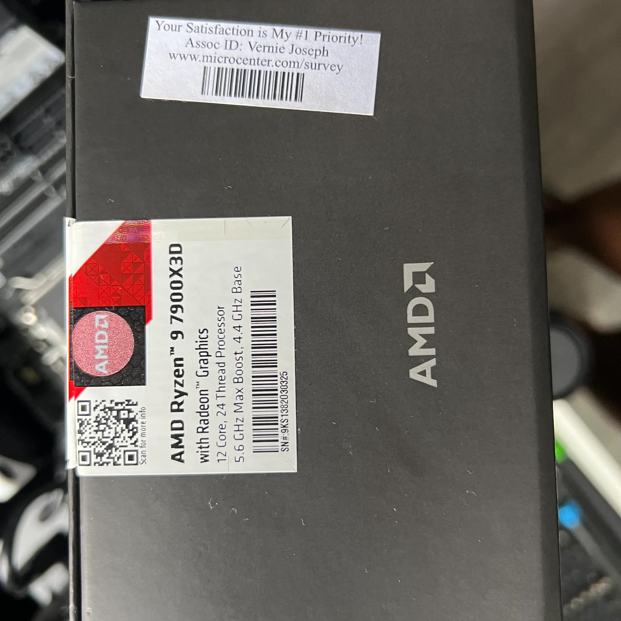 USED! AMD 7900X3D - 12 Core CPU