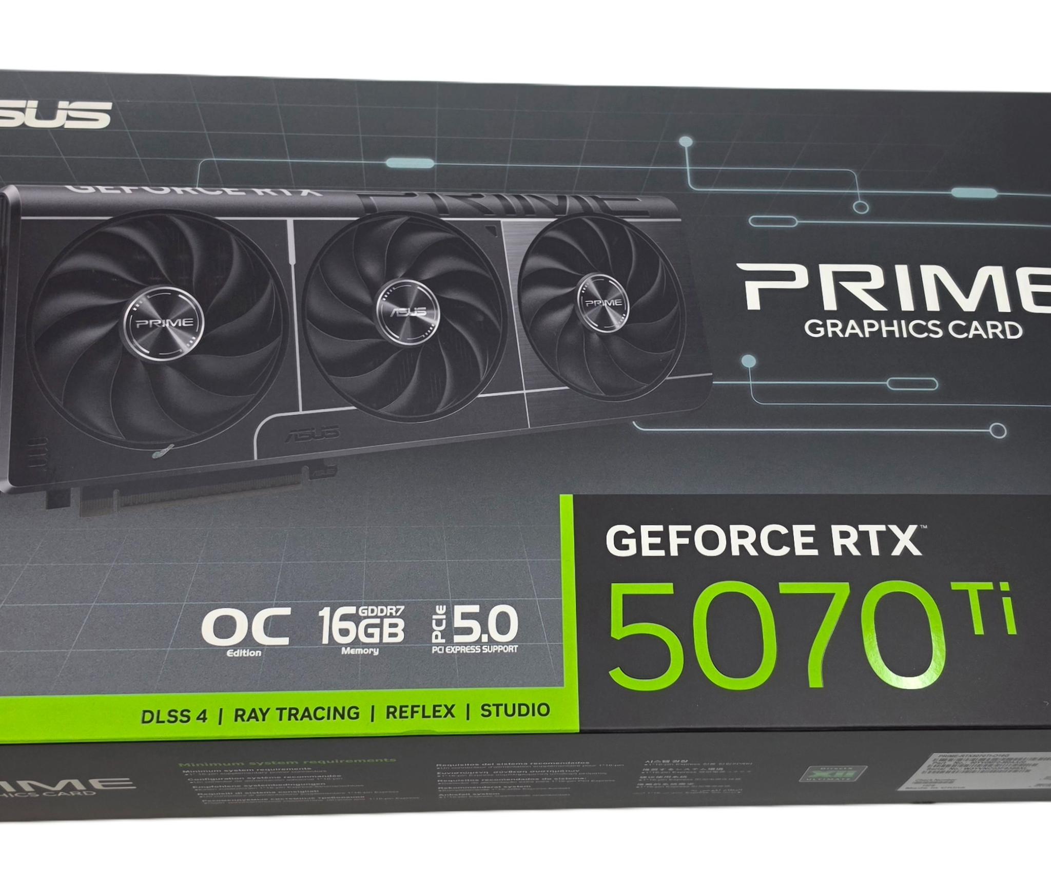 ASUS PRIME GeForce RTX 5070 Ti 16GB GDDR7 (SEALED)