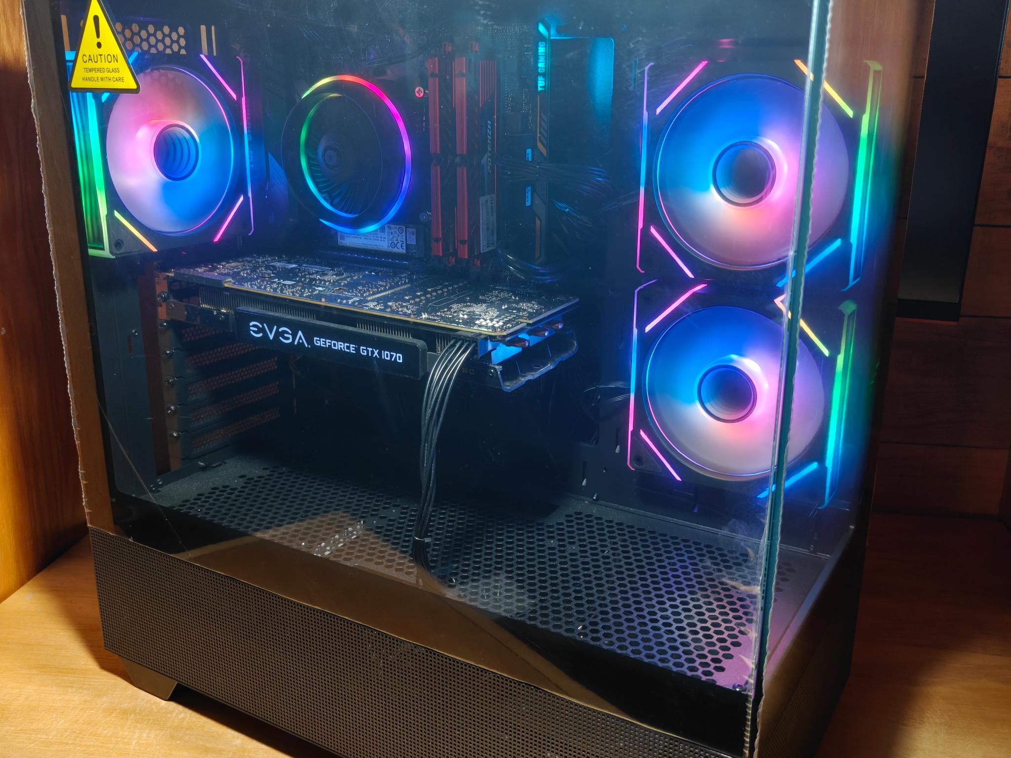 BUDGET GAMING PC Windows 11, i5-9400f, GTX 1070, 16GB RAM, 512GB M.2
