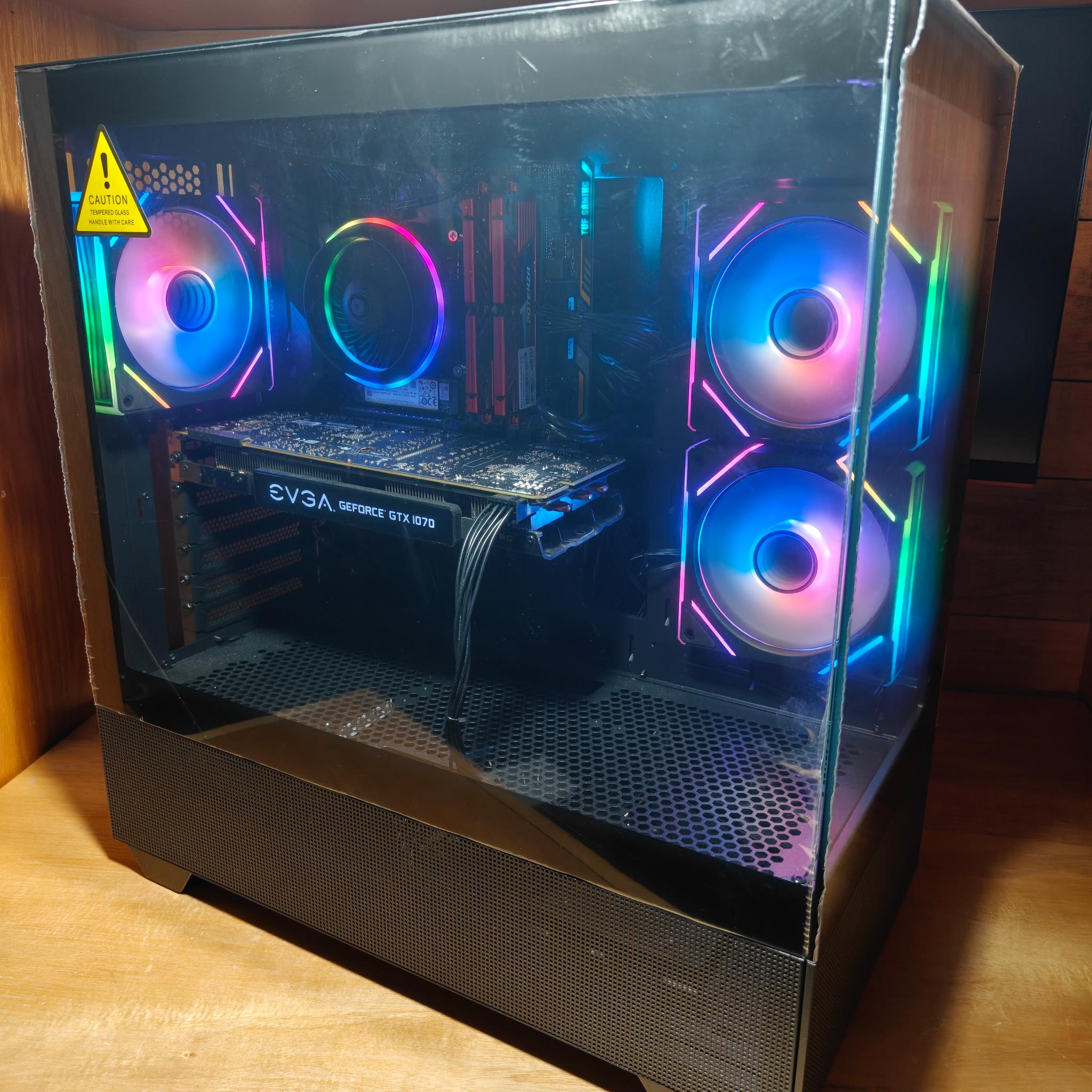 BUDGET GAMING PC Windows 11, i5-9400f, GTX 1070, 16GB RAM, 512GB M.2