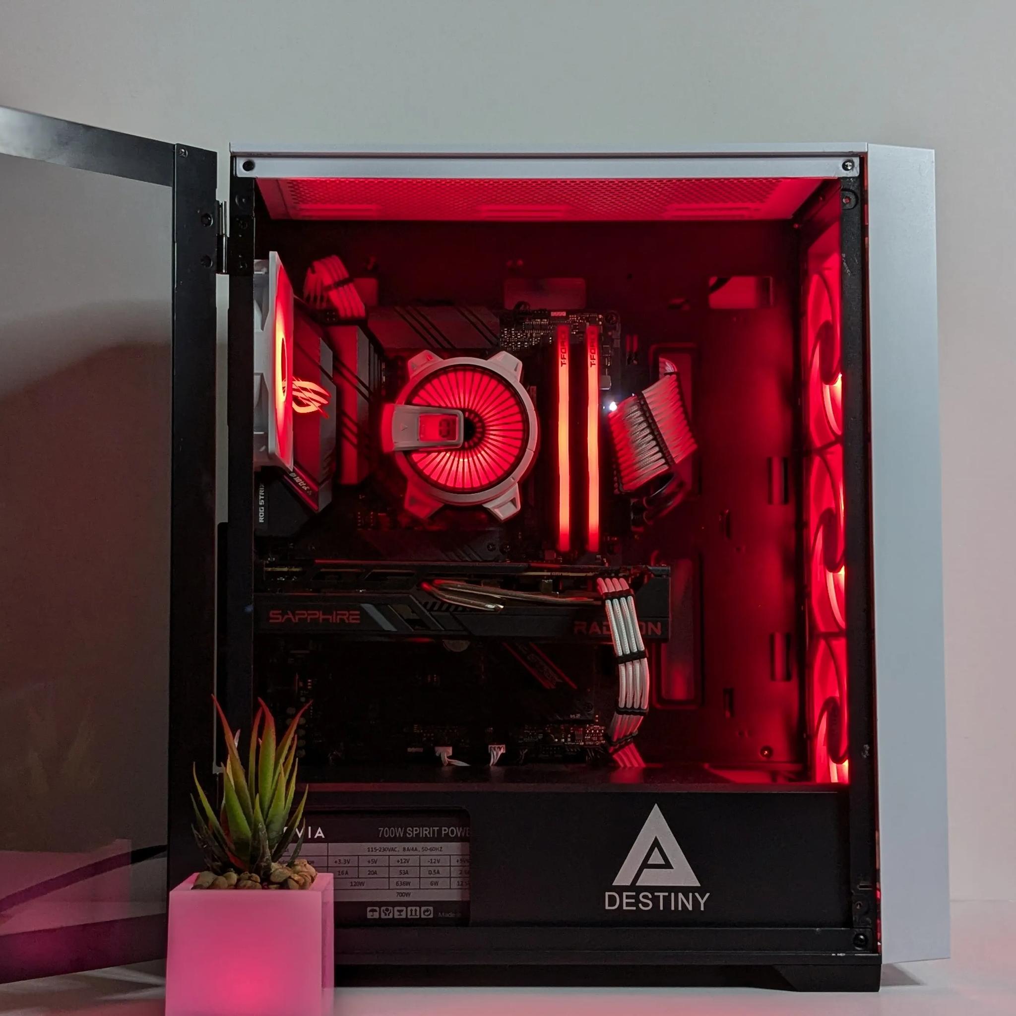 🥋AMD Performance Beast⚪️⚫️ RX 6700⚫️Ryzen 5 5500⚫️16GB RAM⚫️1TB NVMe PCIE⚫️Windows 11 Pro