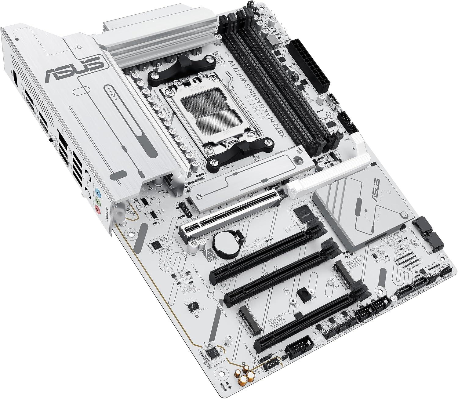 ASUS X870 MAX GAMING WIFI7 AMD X870 AM5 DDR5 ATX Desktop Motherboard