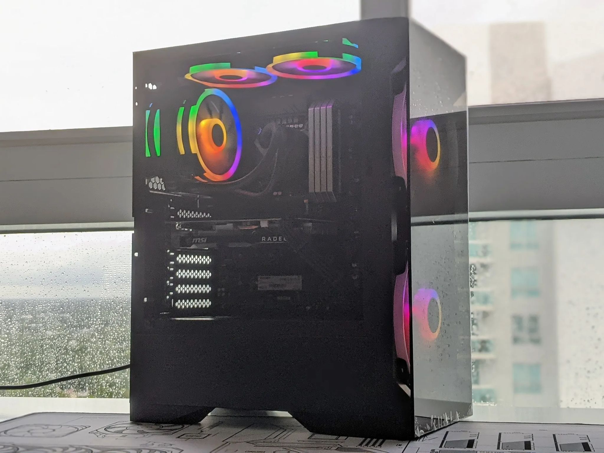 Omega💪/ Watercooled Intel Core i3-10100f, RX 5500xt 8GB, Mid-Range Gaming PC