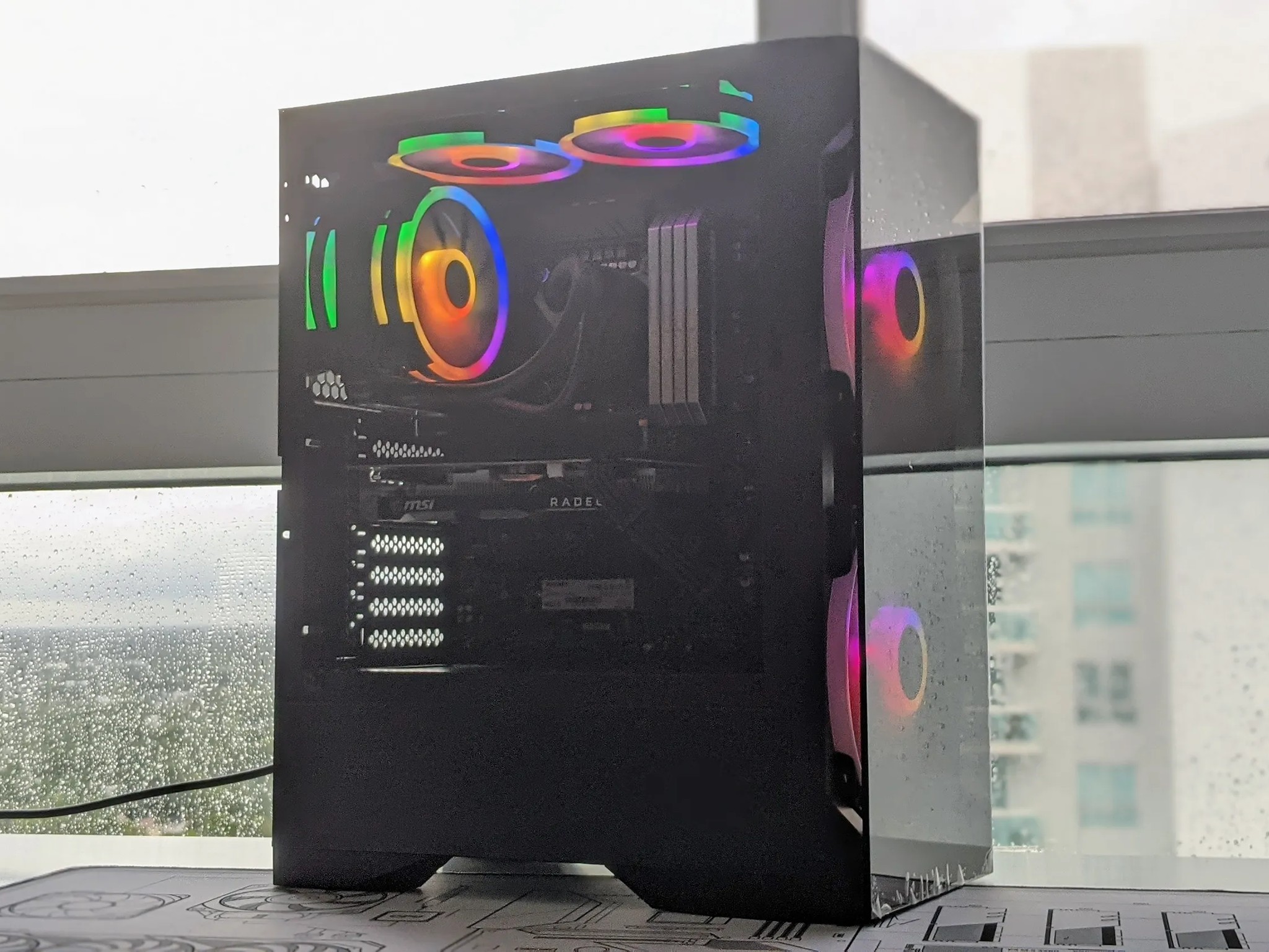 Omega💪/ Watercooled Intel Core i3-10100f, RX 5500xt 8GB, Mid-Range Gaming PC