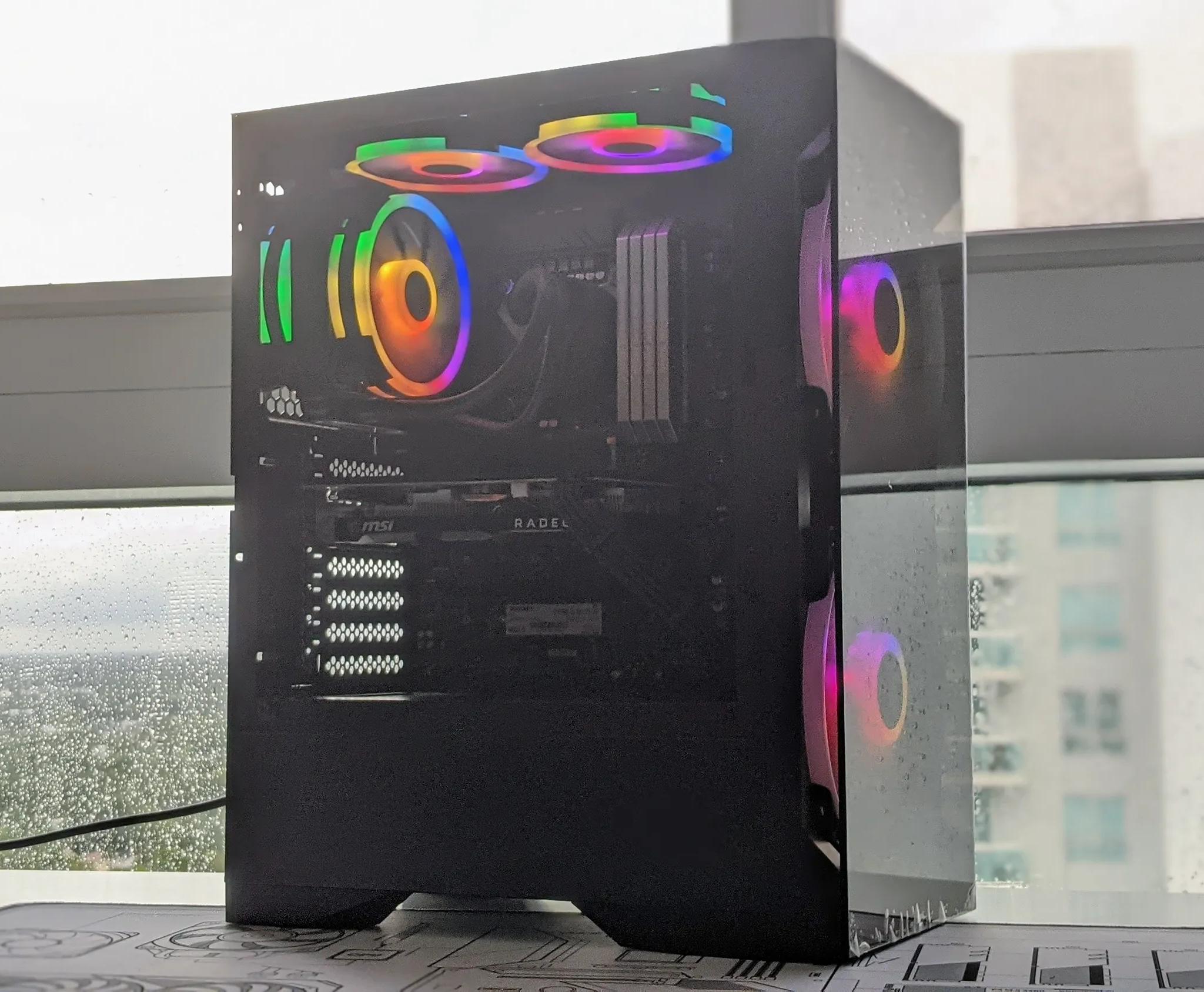 Omega💪/ Watercooled Intel Core i3-10100f, RX 5500xt 8GB, Mid-Range Gaming PC