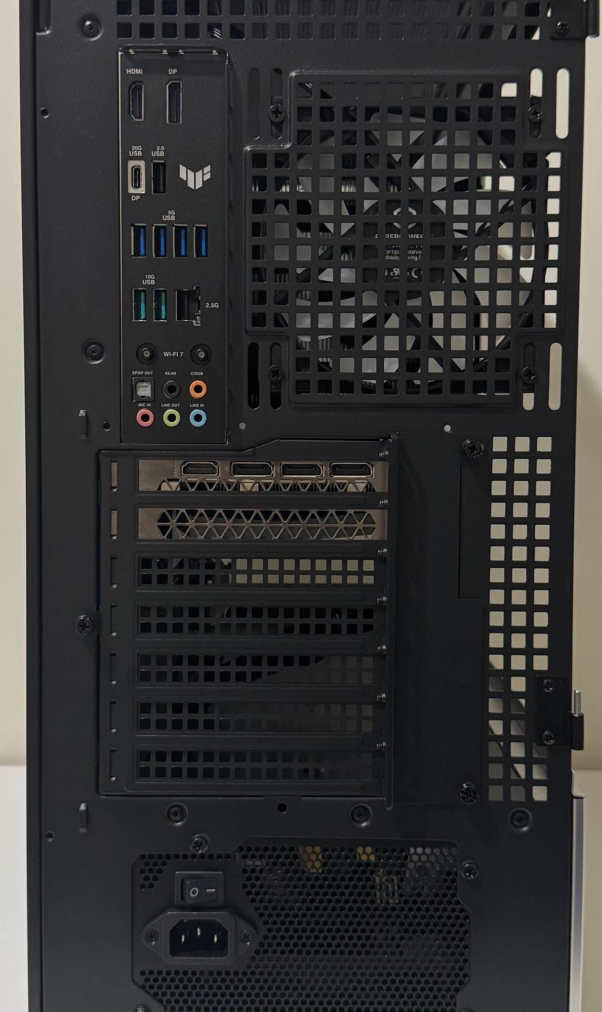 Intel Core Ultra 5 225F 32GB DDR5 GeForce RTX 3060 12GB 1TB NVMe SSD ASUS TUF GAMING B860M-PLUS WIFI