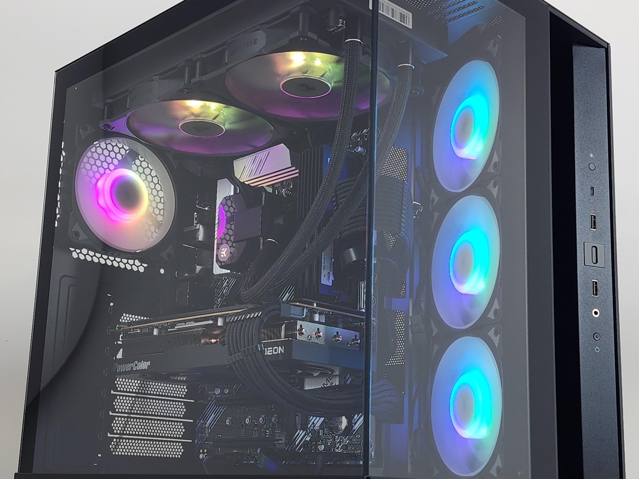 Gaming PC Ryzen 9 5900XT 32GB RAM 2TB SSD RX 7800 XT 16GB Windows 11 Computer