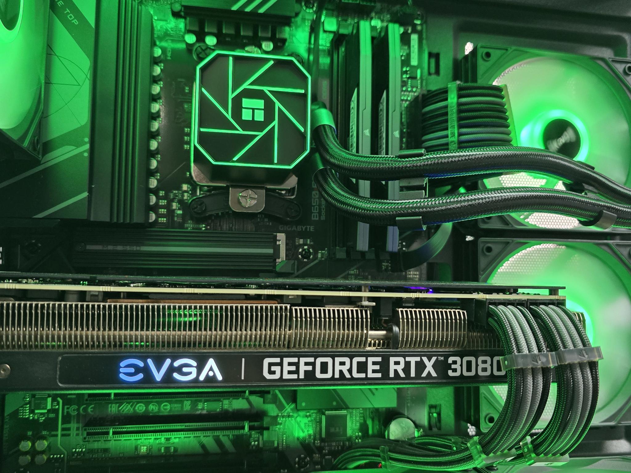 🟢⚫1440P CUSTOM PC | RTX 3080 | RYZEN 7 7700X | 32GB DDR5 | 1.5TB SSD⚫🟢