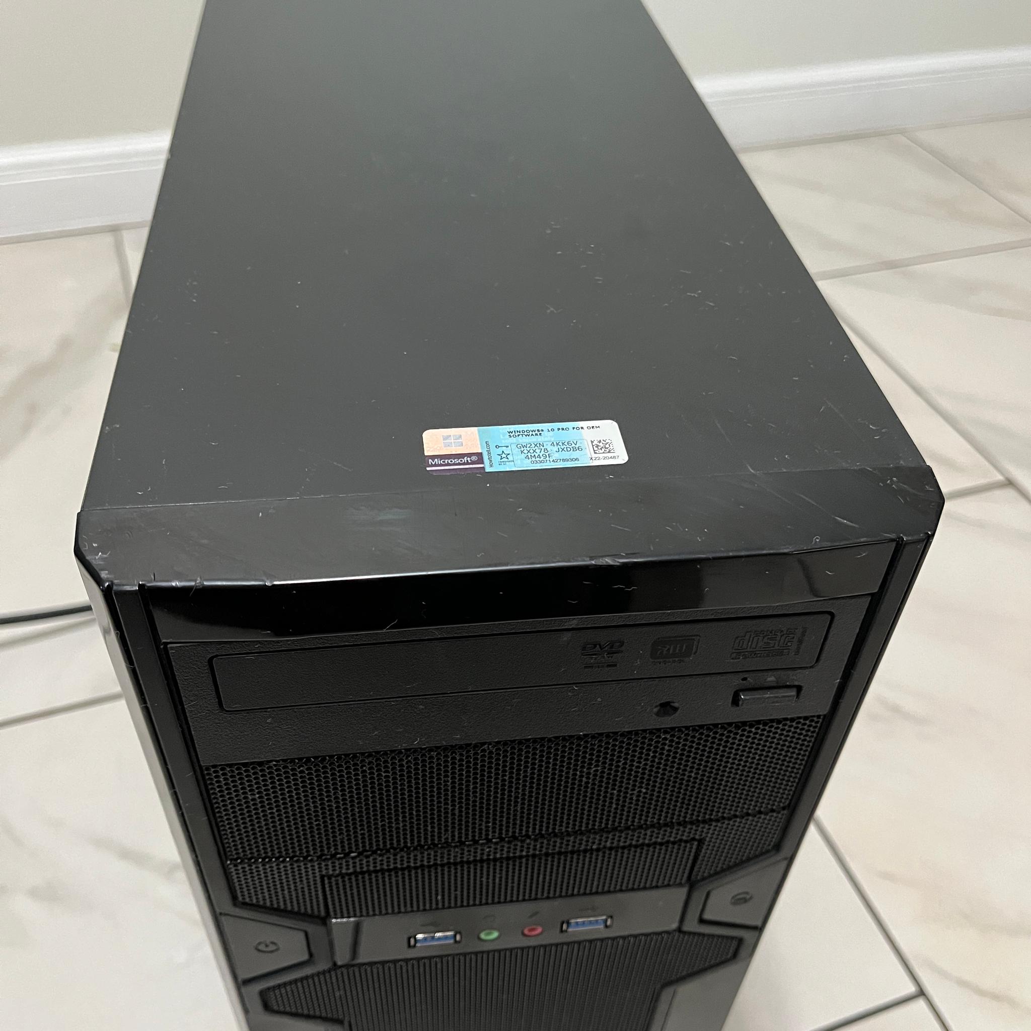 NVIDIA RTX 4060, Intel Core i7-9700, 16GB RAM, 500GB SSD - High FPS Gaming PC w/ Wi-Fi & BT