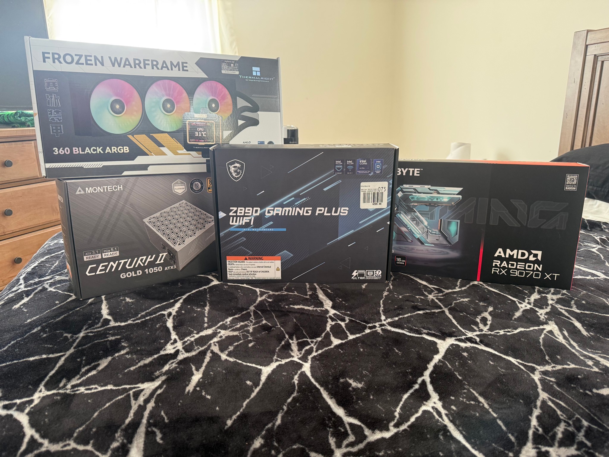 NEW 9070XT|Ultra 9 285k High End build