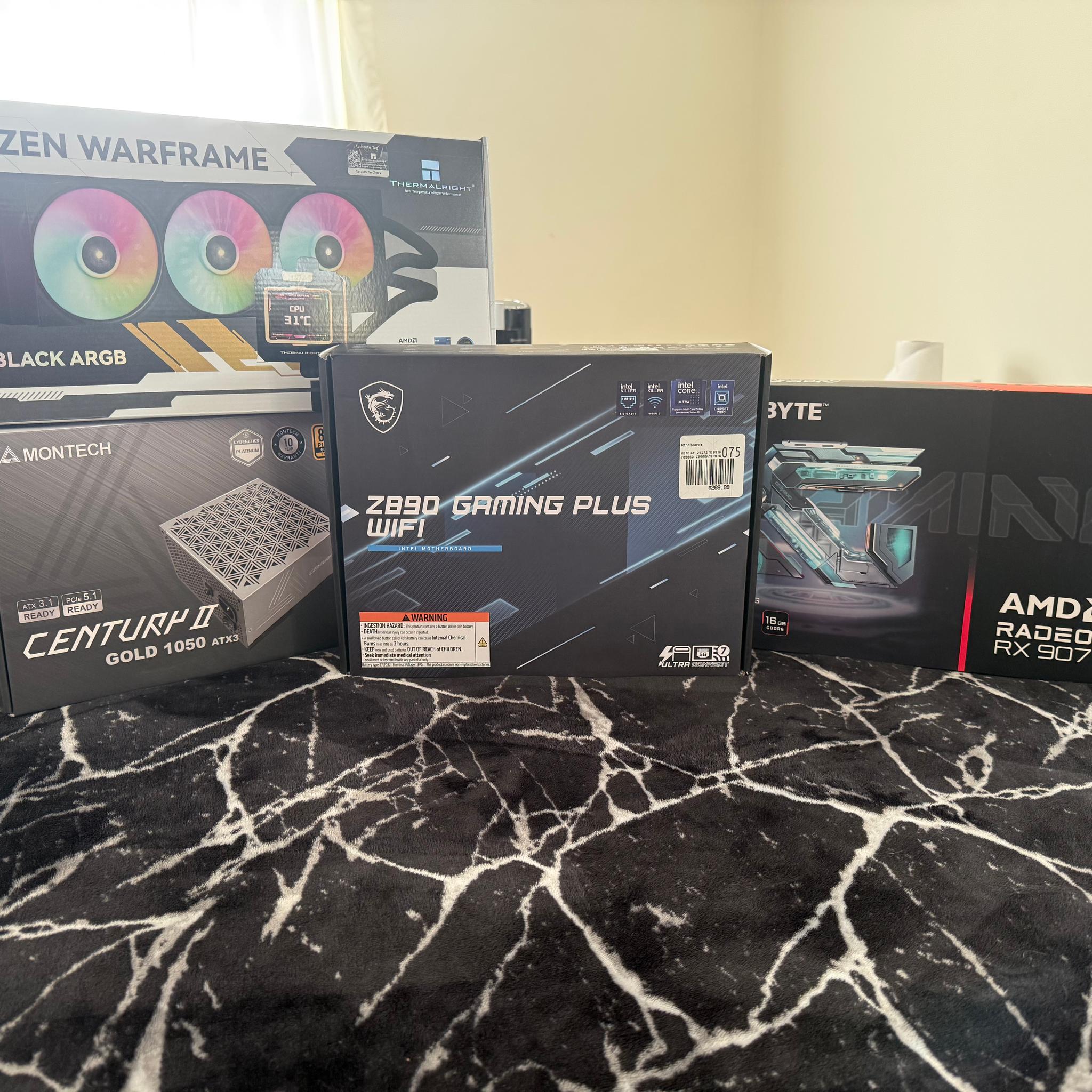 NEW 9070XT|Ultra 9 285k High End build